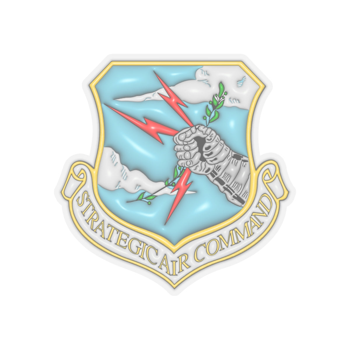 US Air Force Strategic Air Command 3D Effect Stickers