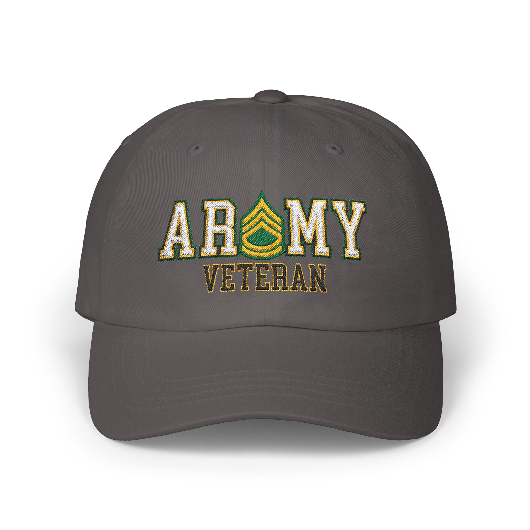 US Army E-7 Sergeant First Class E7 SFC Noncommissioned Officer Veteran Embroidered Classic Dad Cap