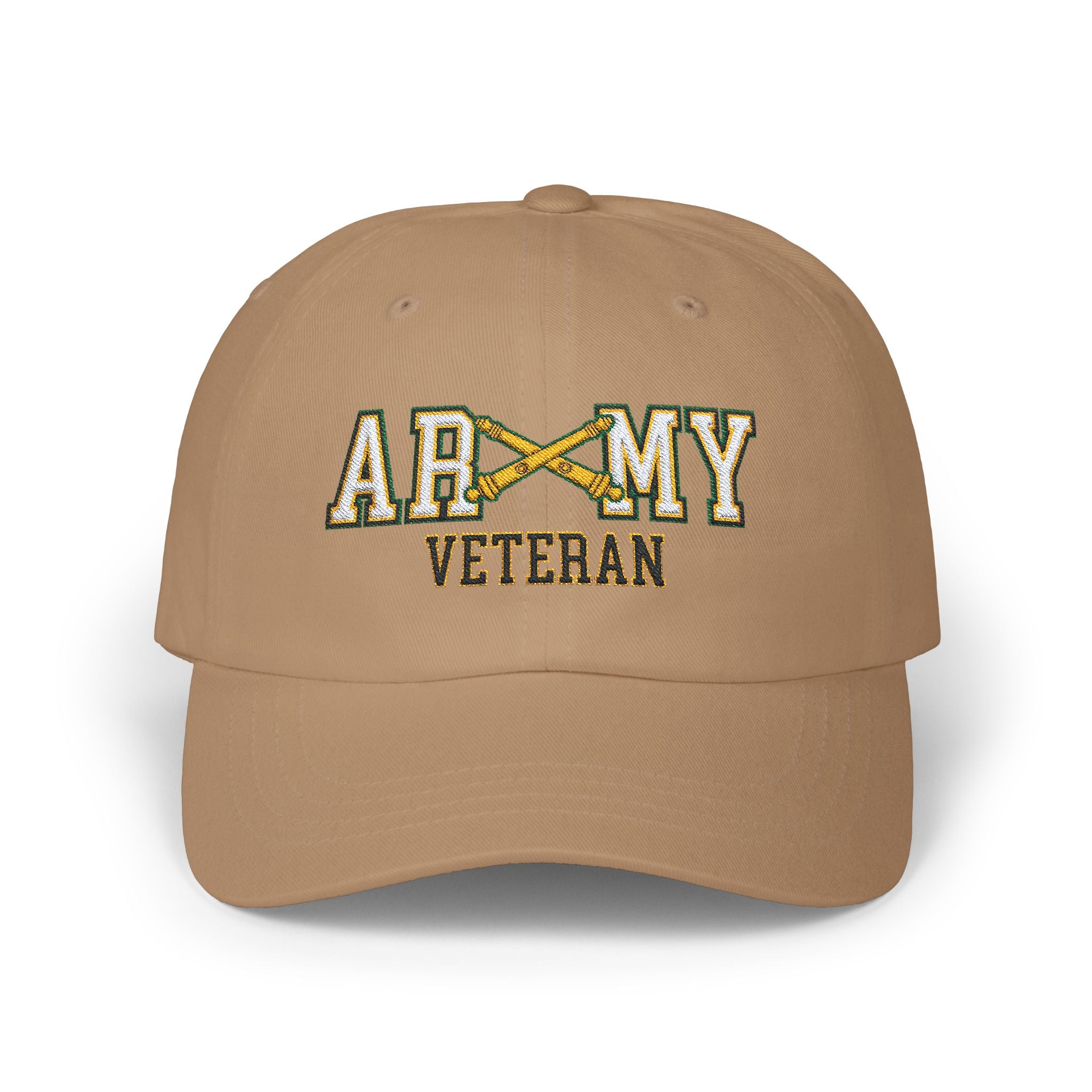 US ARMY Field Artillery Veteran Embroidered Classic Dad Cap