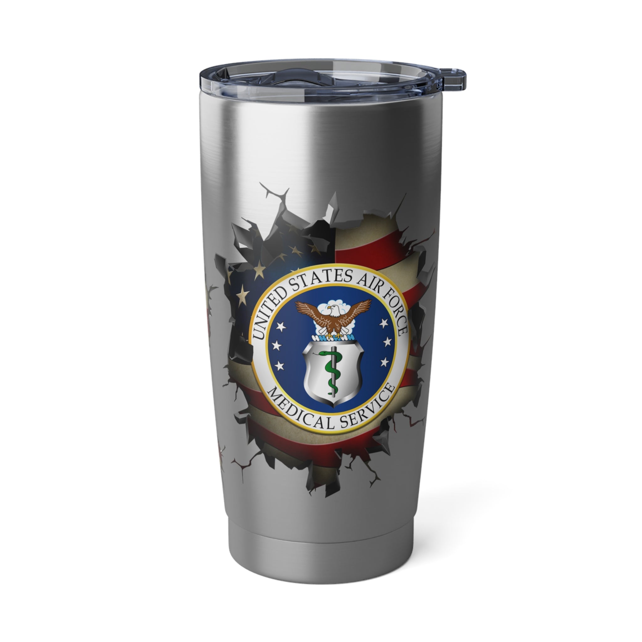 US air force medical service 3D Break Effect Vagabond 20oz Tumbler