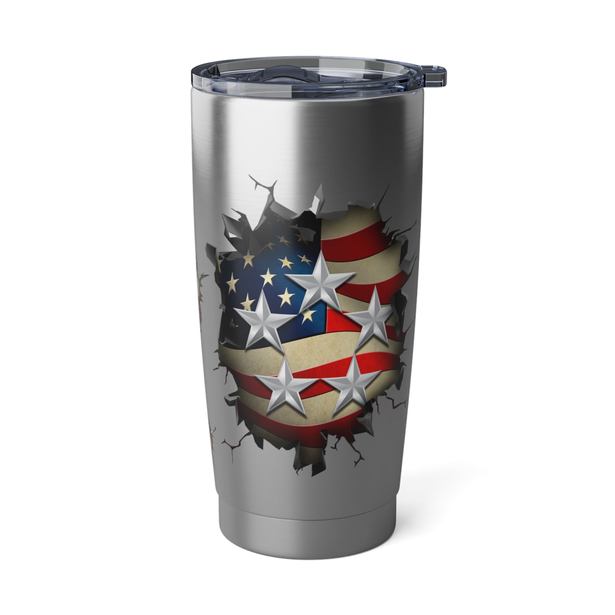 US Air Force O-10 General of the Air Force GAF O10 General Officer Ranks 3D Break Effect Vagabond 20oz Tumbler