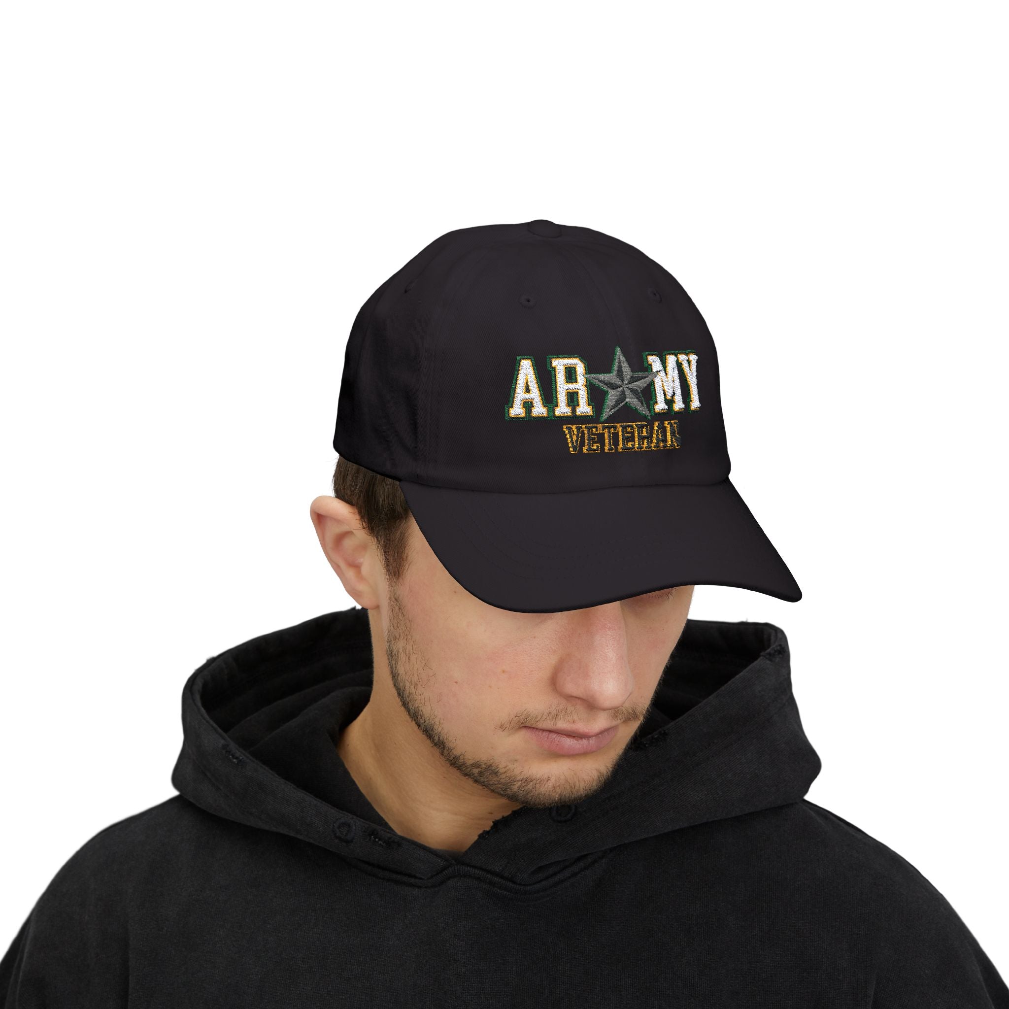 US Army O-7 Brigadier General O7 BG General Officer Veteran Embroidered Classic Dad Cap