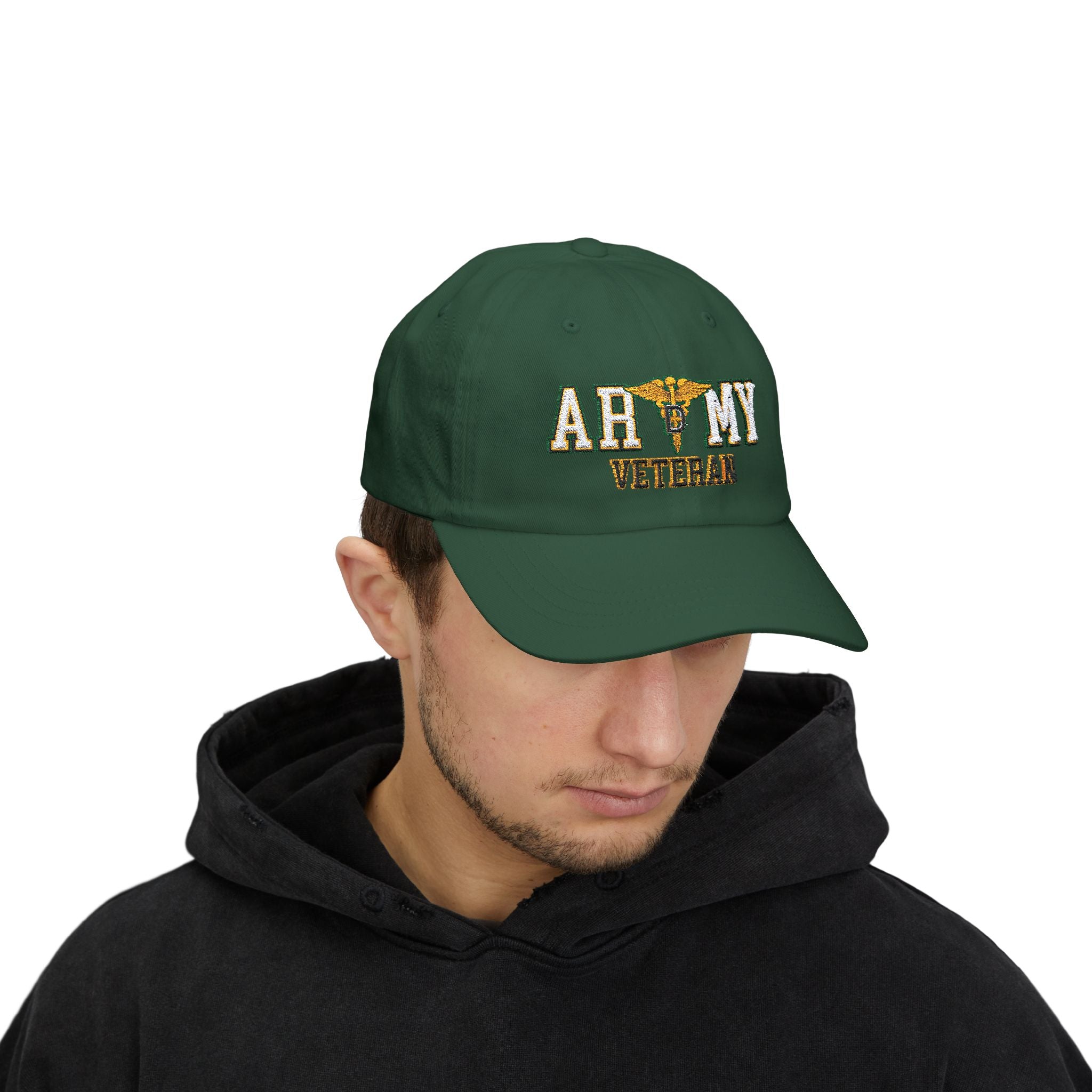 US ARMY Dental Corps Veteran Embroidered Classic Dad Cap