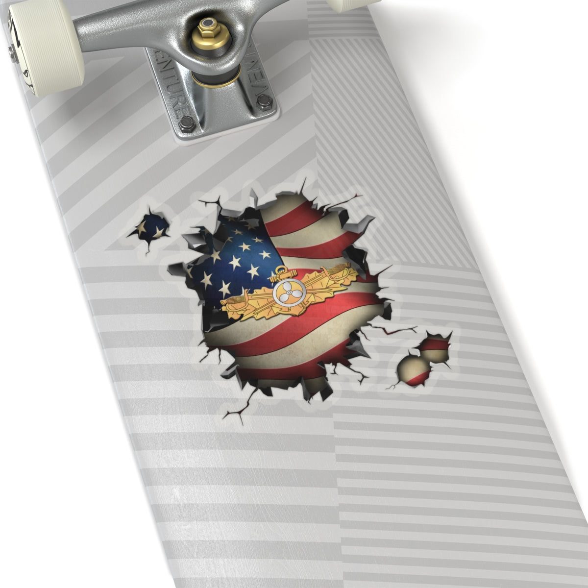 U.S. Navy Engineering Duty Officer 3D Break Effect Stickers