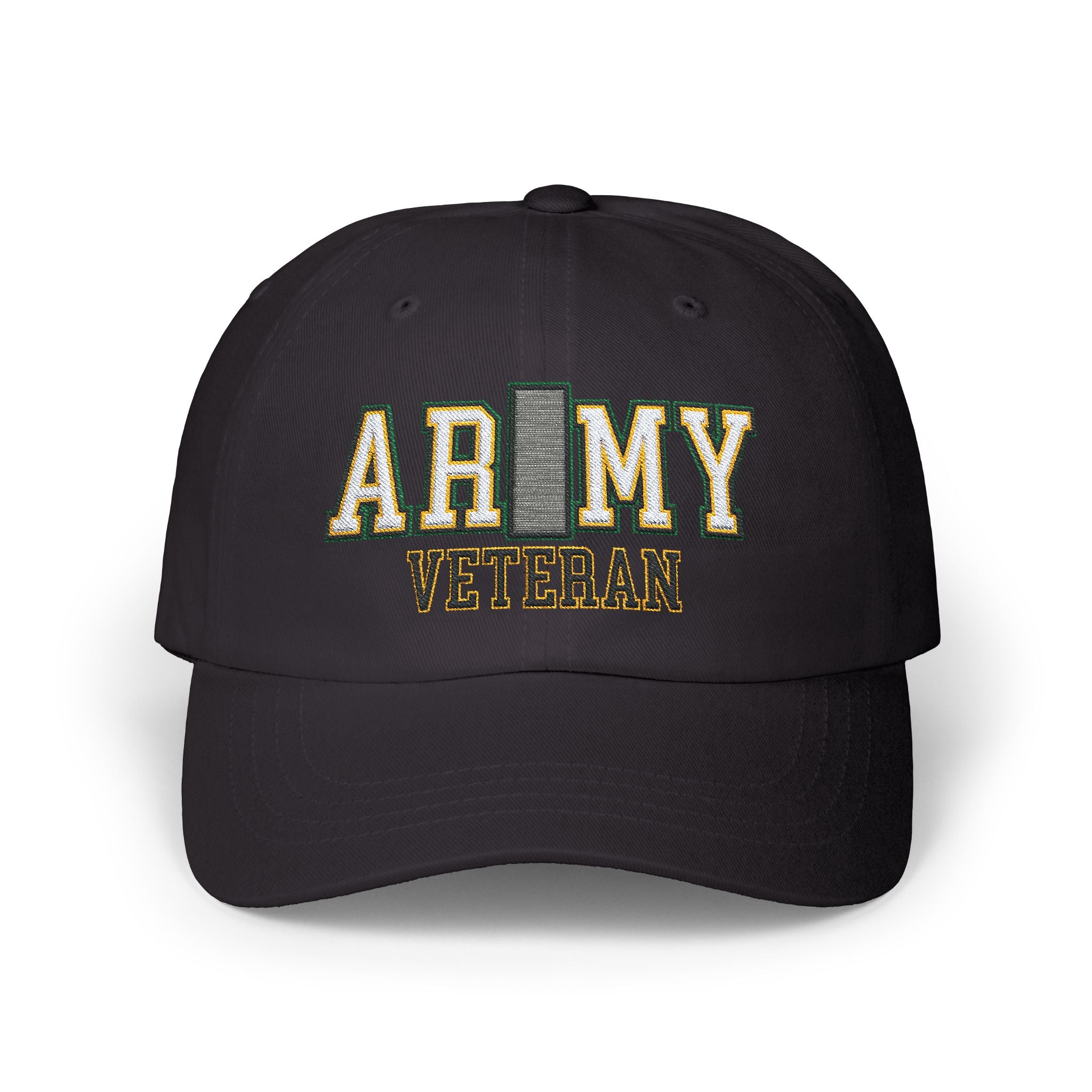 US Army O-2 First Lieutenant O2 1LT Commissioned Officer Veteran Embroidered Classic Dad Cap