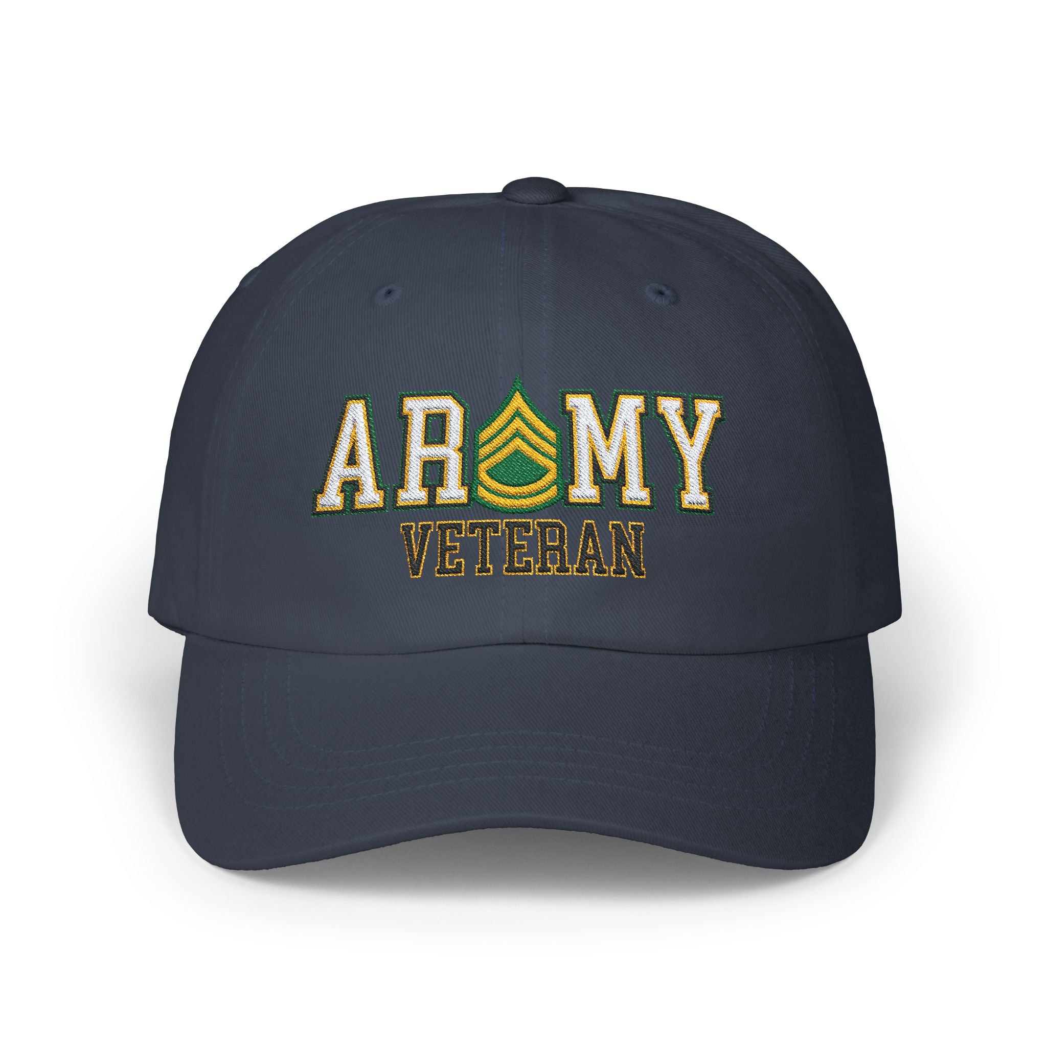 US Army E-7 Sergeant First Class E7 SFC Noncommissioned Officer Veteran Embroidered Classic Dad Cap