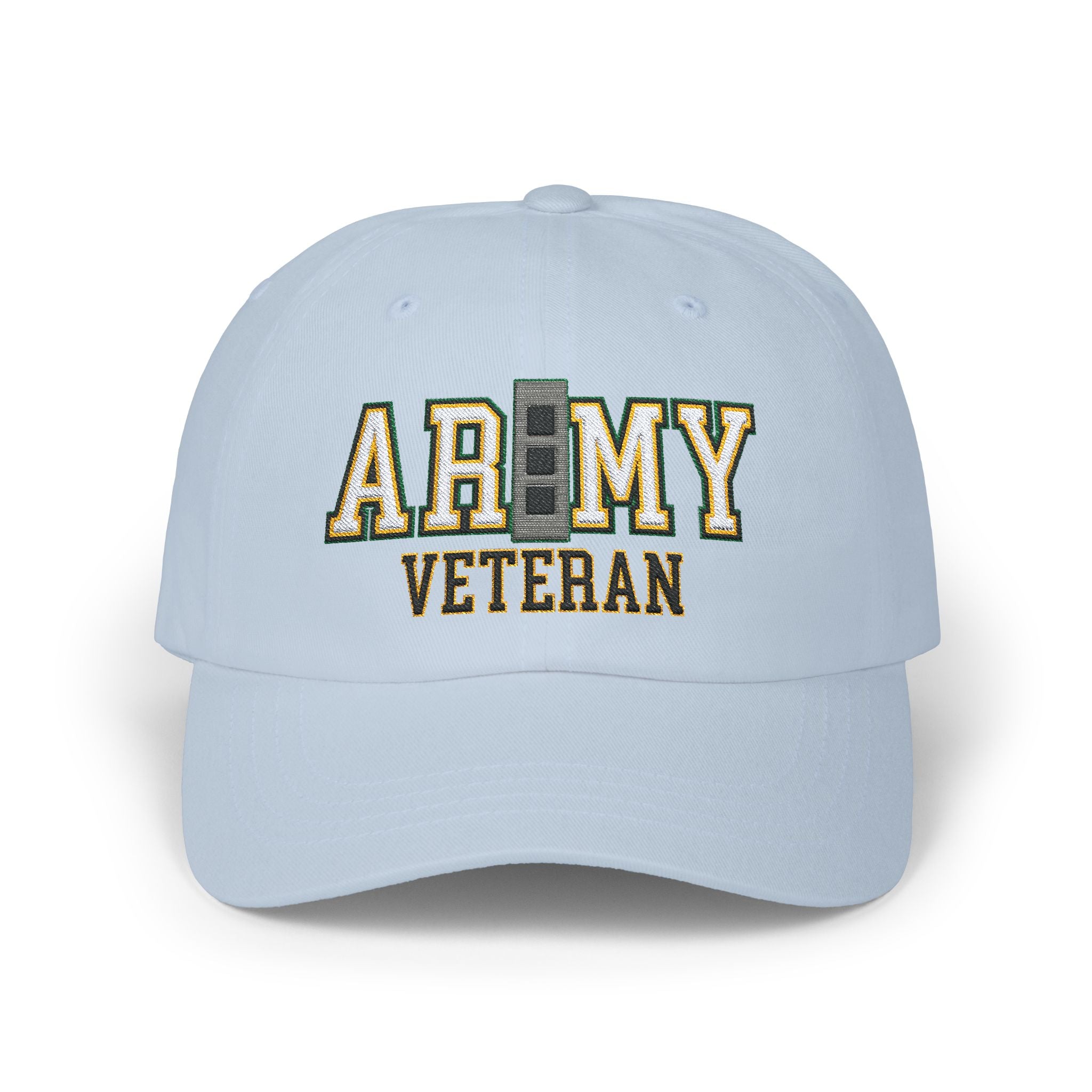 US Army W-3 Chief Warrant Officer 3 W3 CW3 Warrant Officer Veteran Embroidered Classic Dad Cap