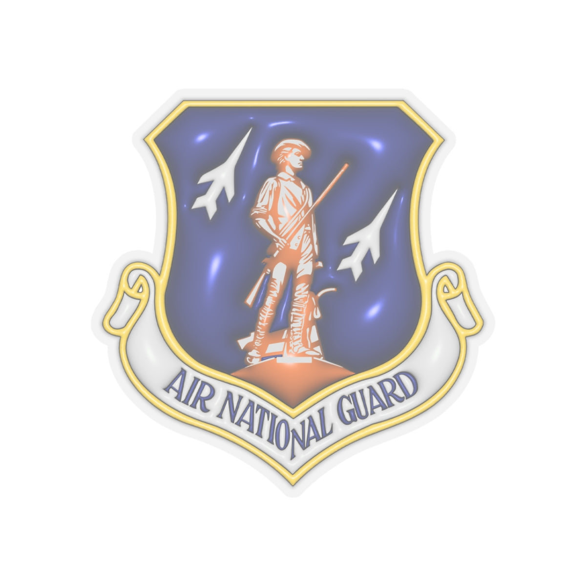 US Air Force Air National Guard 3D Effect Stickers