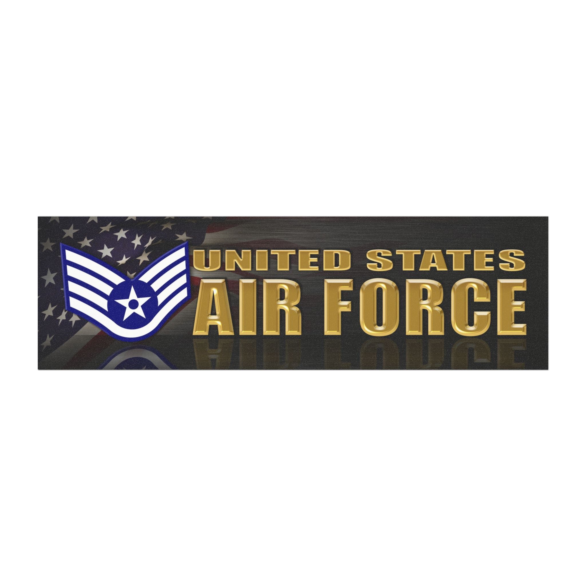 US Air Force E-5 Staff Sergeant SSgt E5 Noncommissioned Officer Ranks AF Rank Car Magnets