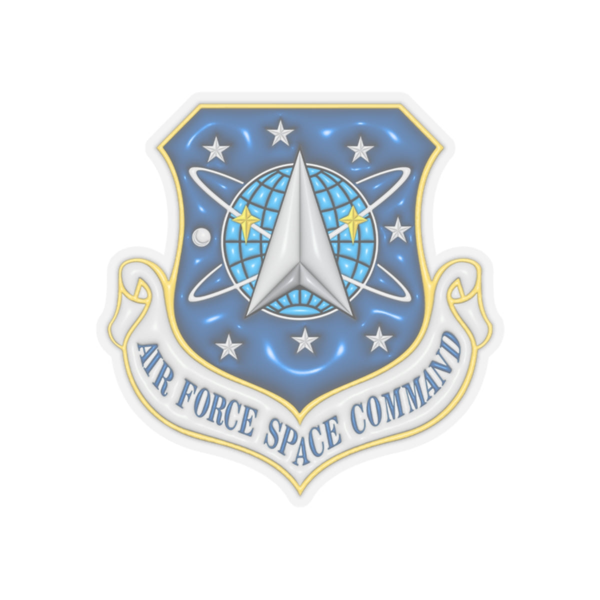 US Air Force Space Command 3D Effect Stickers