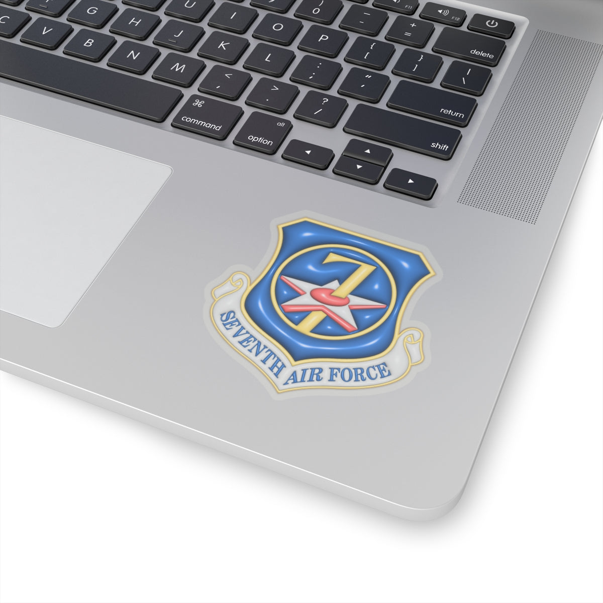 US Air Force Seventh Air Force 3D Effect Stickers