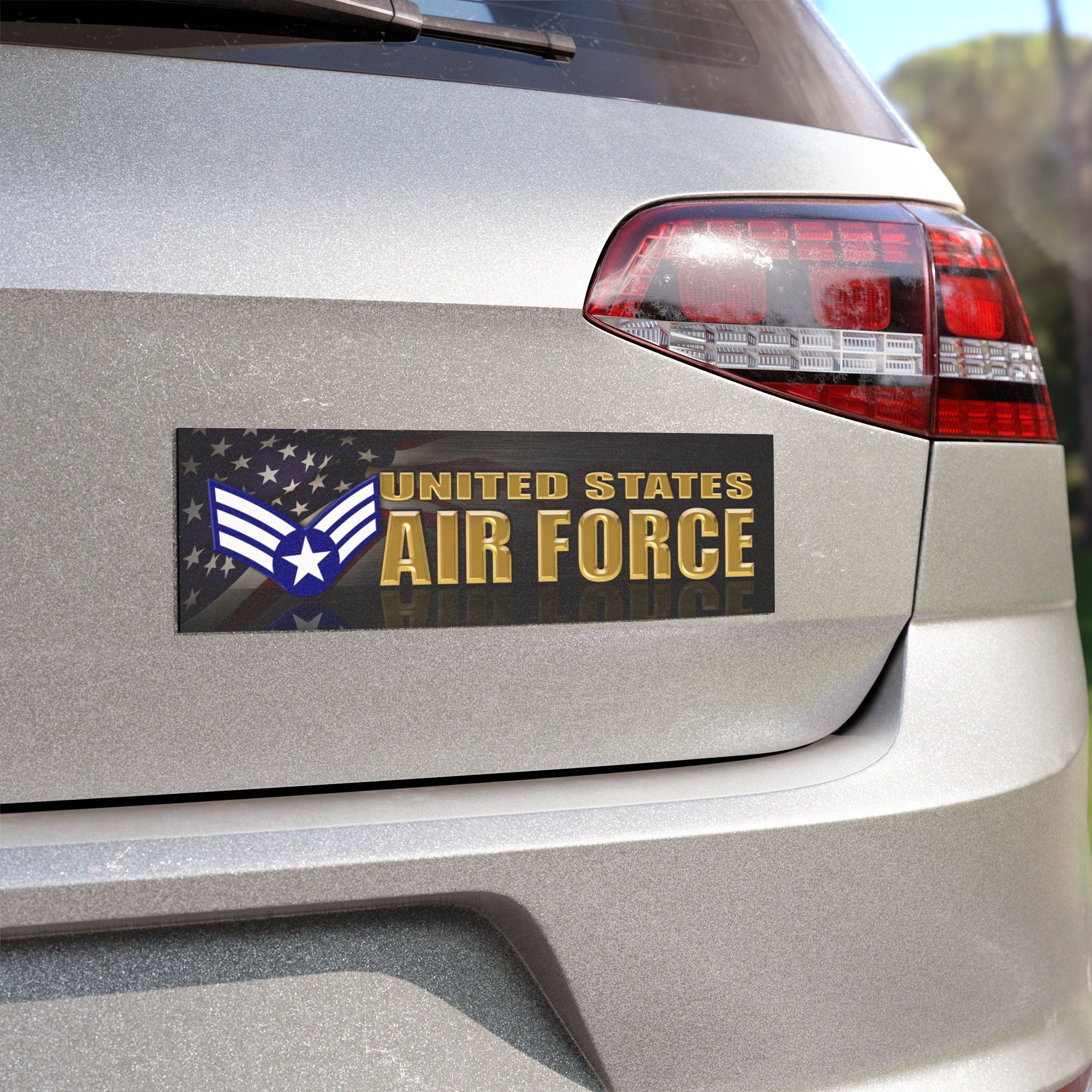 US Air Force E-4 Buck Sergeant Car Magnets