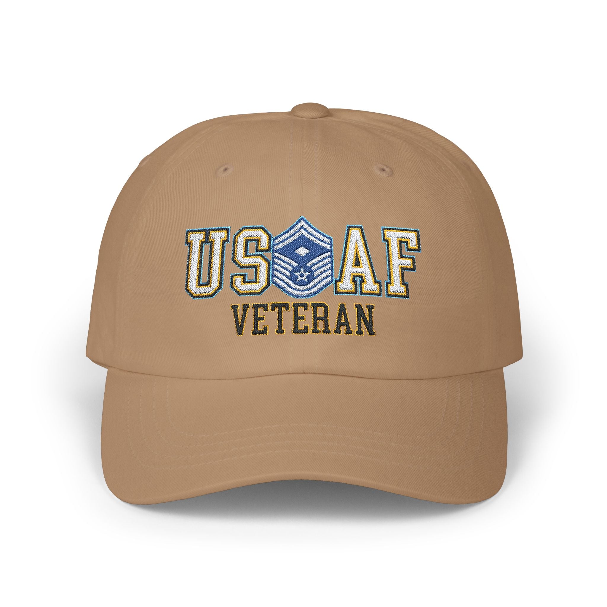 US Air Force E-8 First sergeant Veteran Embroidered Classic Dad Cap