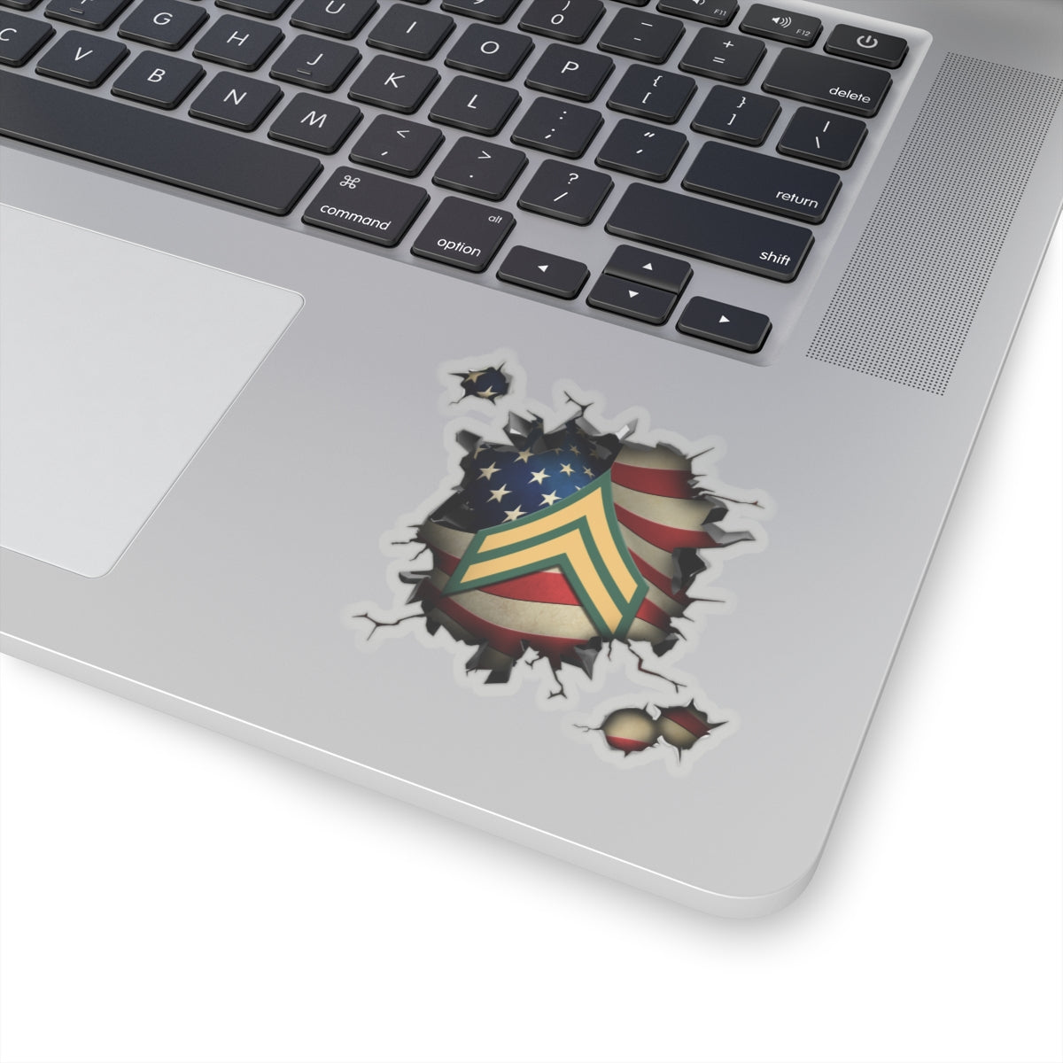 US Army E-4 Corporal E4 CPL Noncommissioned Officer 3D Break Effect Stickers