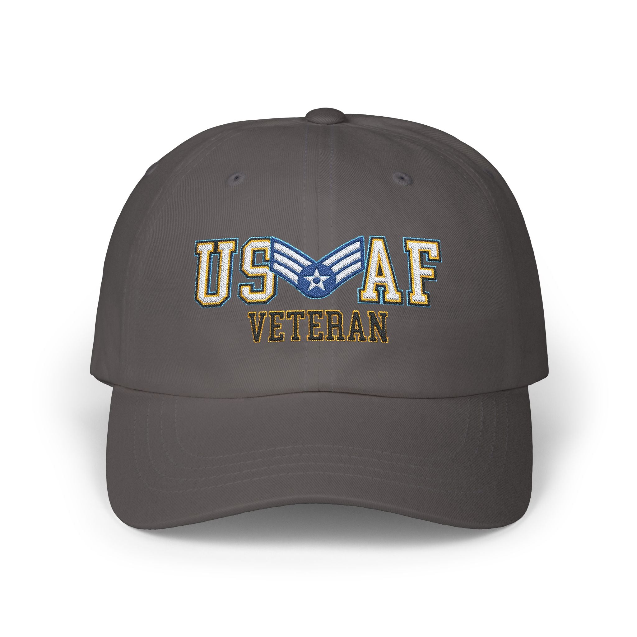 US Air Force E-4 Senior Airman SrA E4 Enlisted Airman Veteran Embroidered Classic Dad Cap