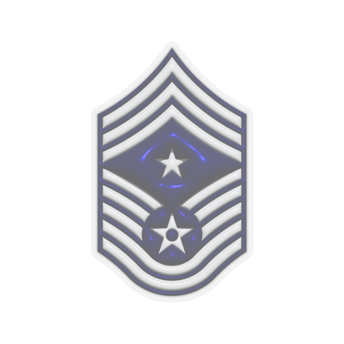 US Air Force E-9 Command Chief Master Sergeant CCM 3D Effect Stickers