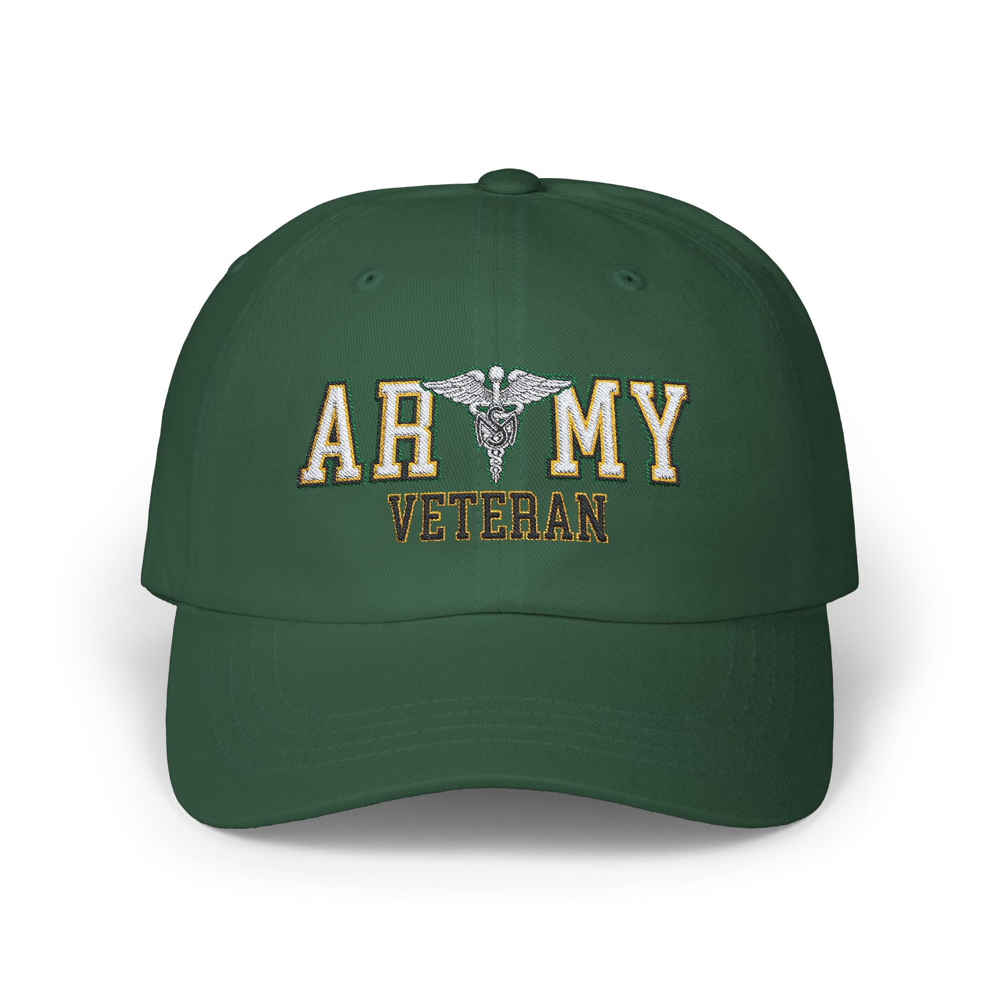 US ARMY Medical Service Corps Veteran Embroidered Classic Dad Cap