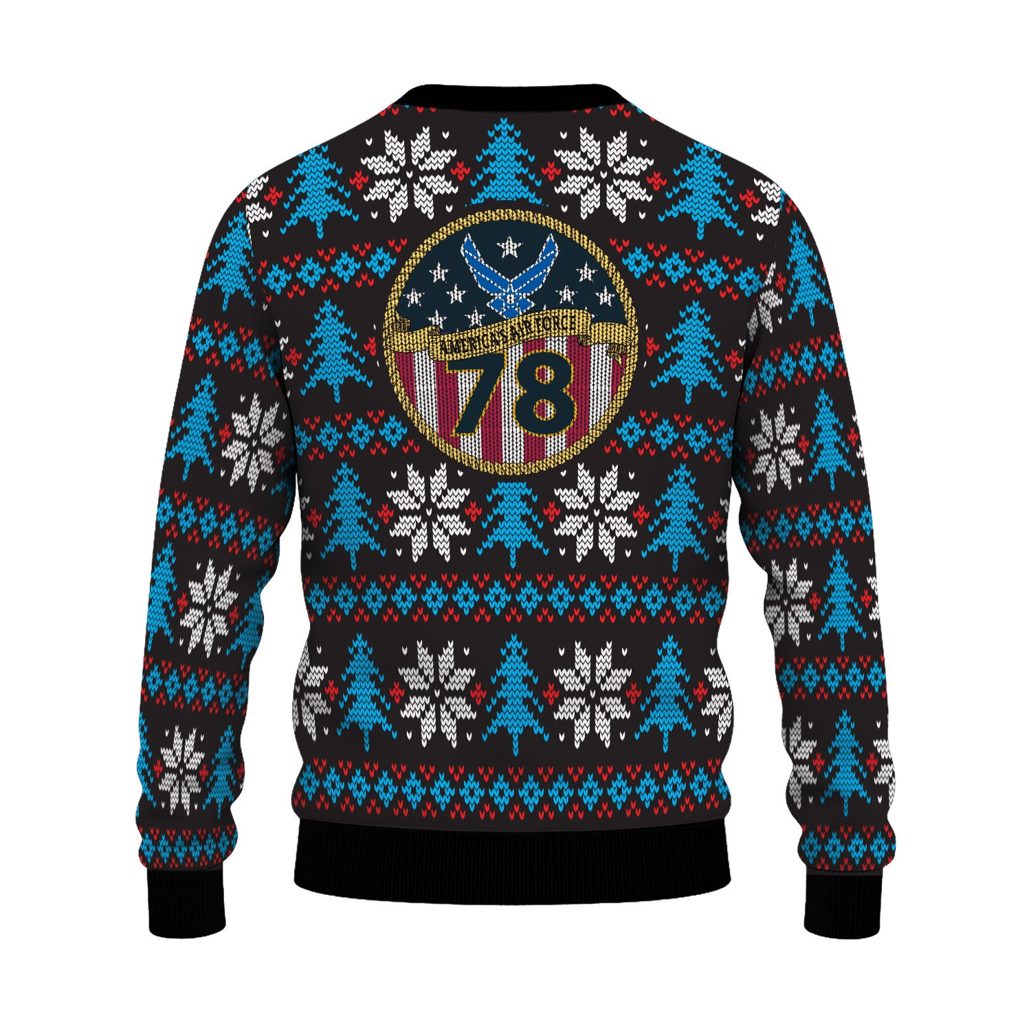 US Air Force 78th Anniversary Ugly Christmas Sweater for Women Men