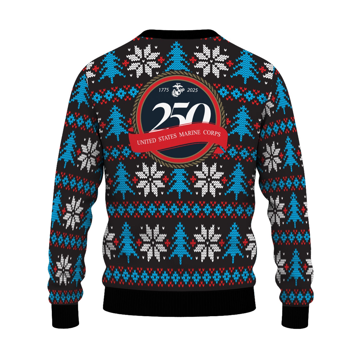 USMC 250th Anniversary Ugly Christmas Sweater for Women Men