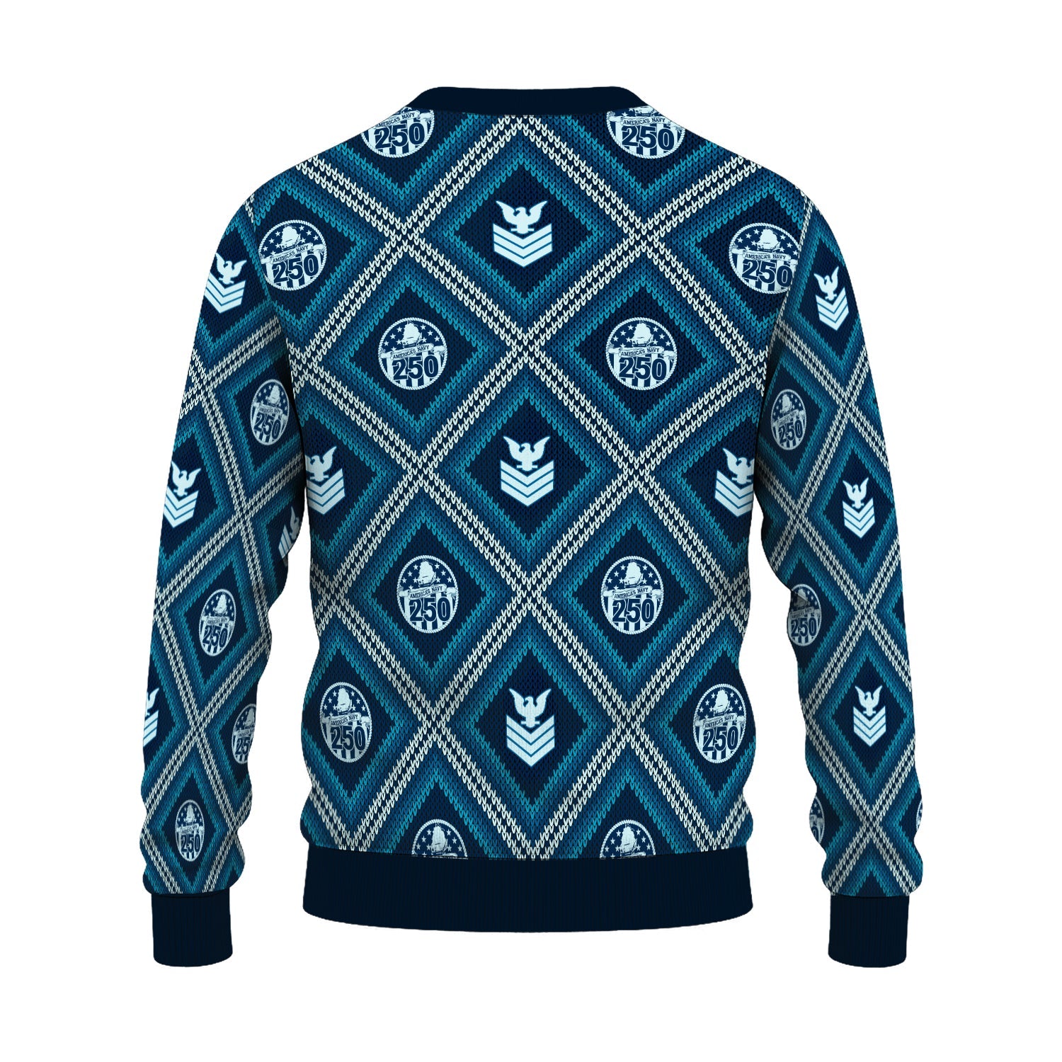 Personalized US Navy Christmas Ugly Sweater JUST10