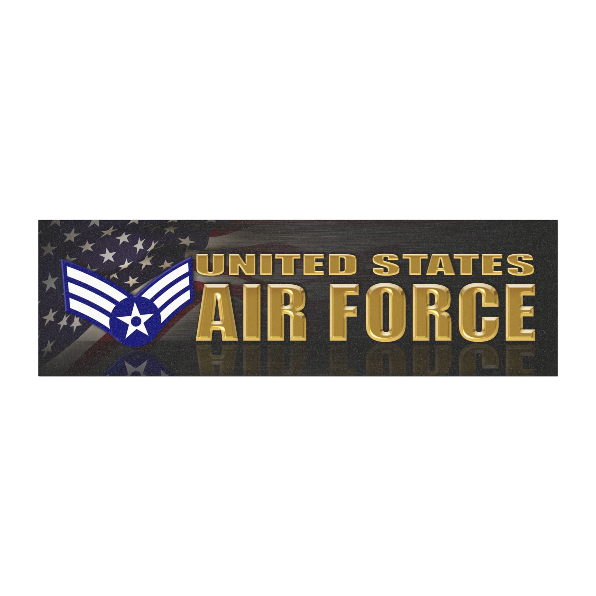 US Air Force E-4 Senior Airman SrA E4 Enlisted Airman Ranks AF Rank Car Magnets