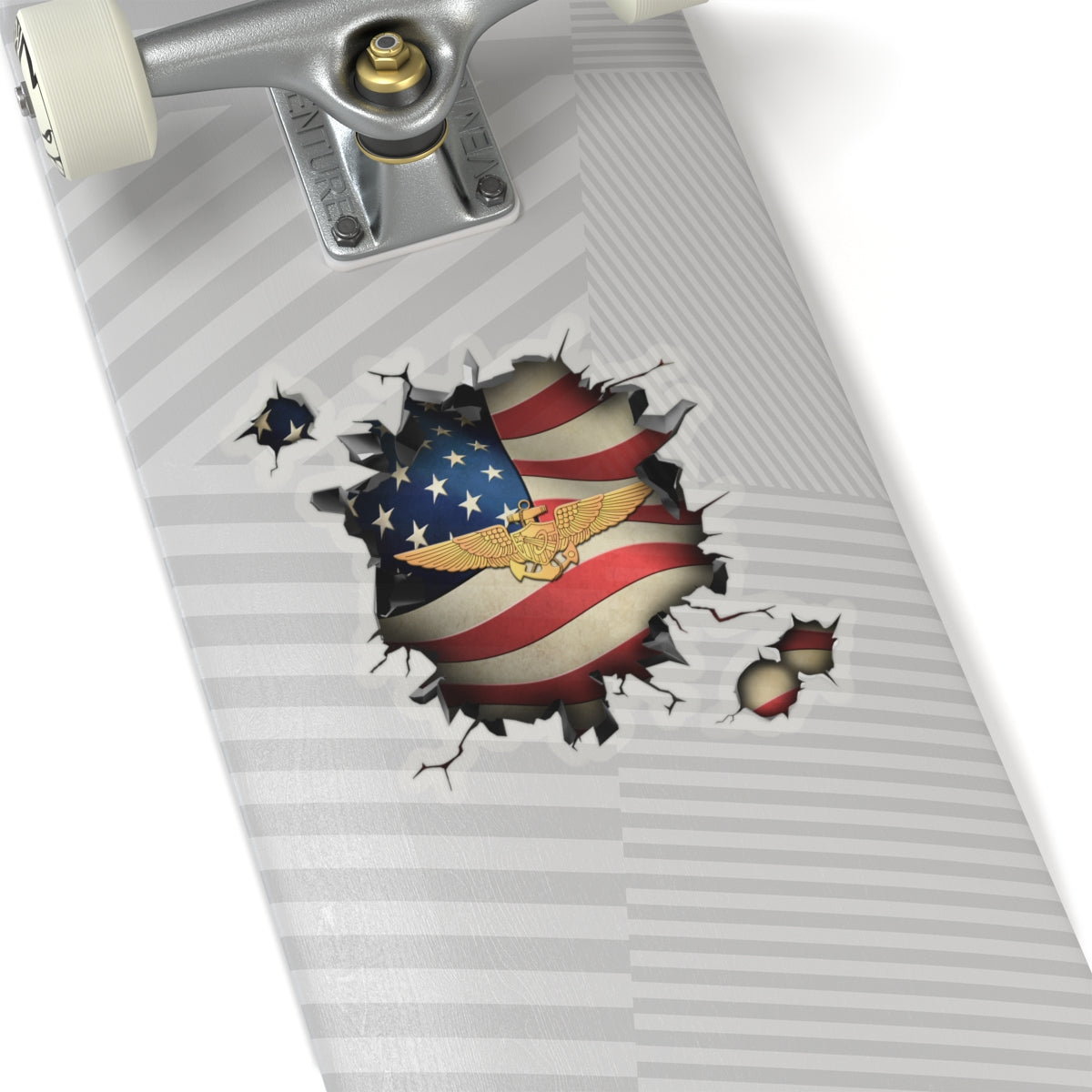 US Navy Naval Astronaut 3D Break Effect Stickers