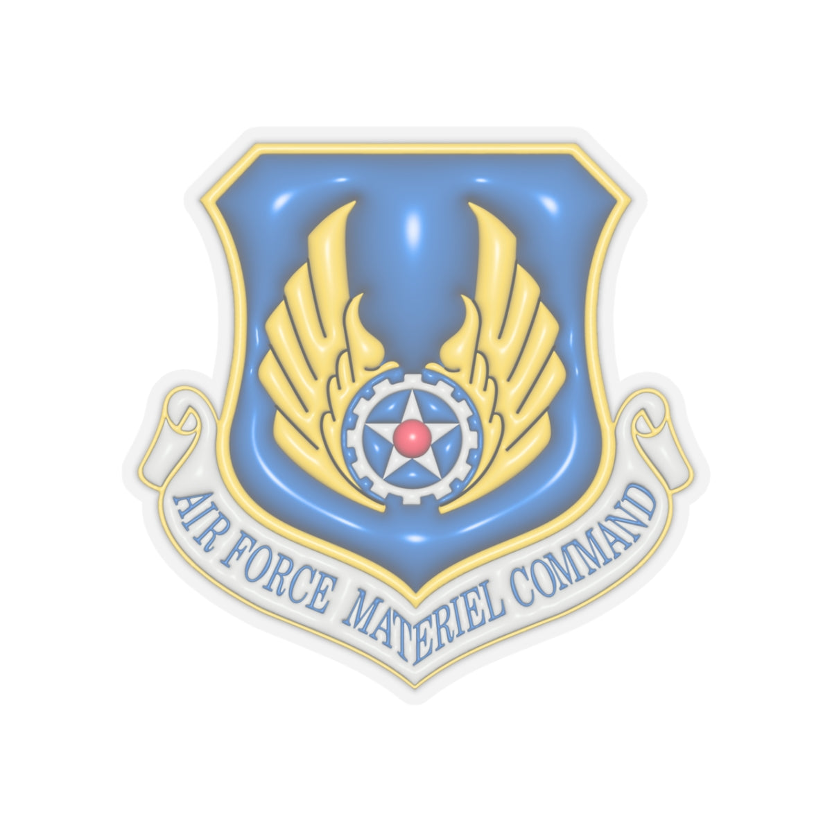 US Air Force Materiel Command 3D Effect Stickers