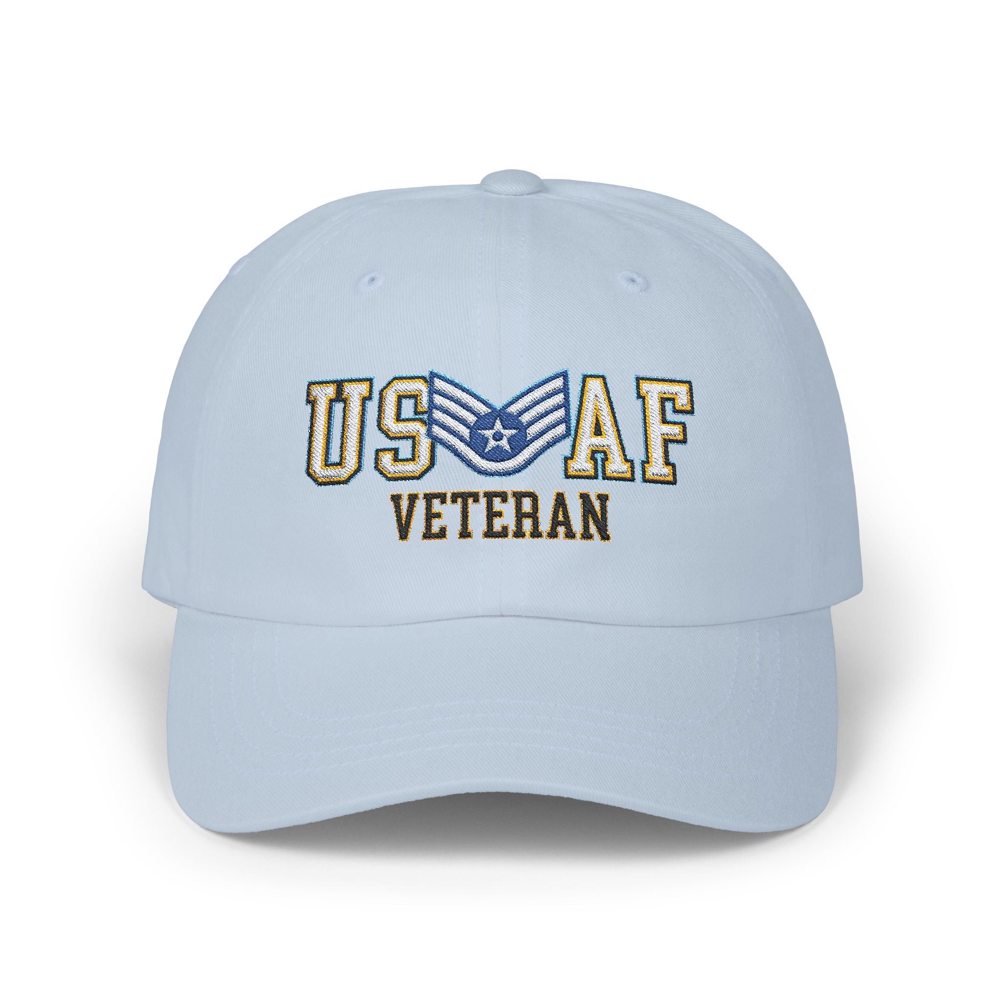 US Air Force E-5 Staff Sergeant SSgt Veteran Embroidered Classic Dad Cap