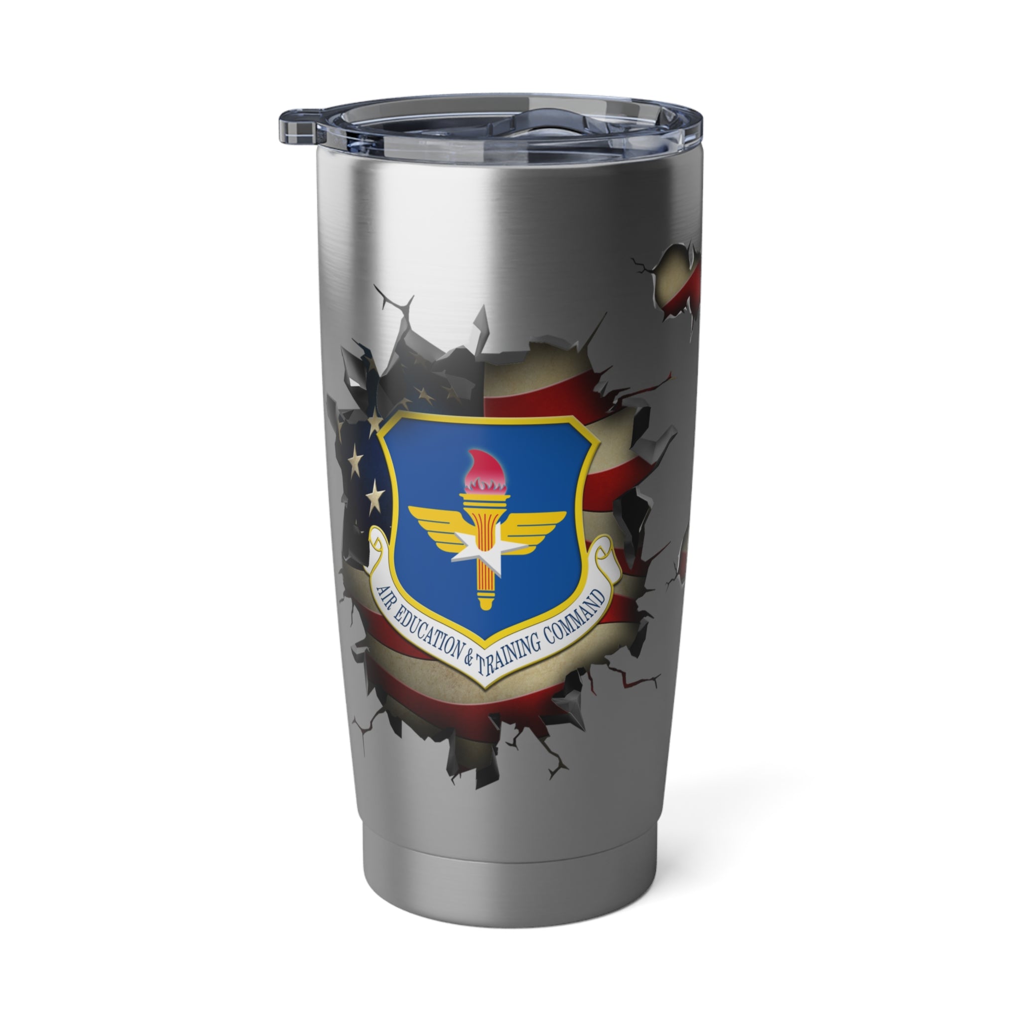 US Air Force Air Education and Training Command 3D Break Effect Vagabond 20oz Tumbler