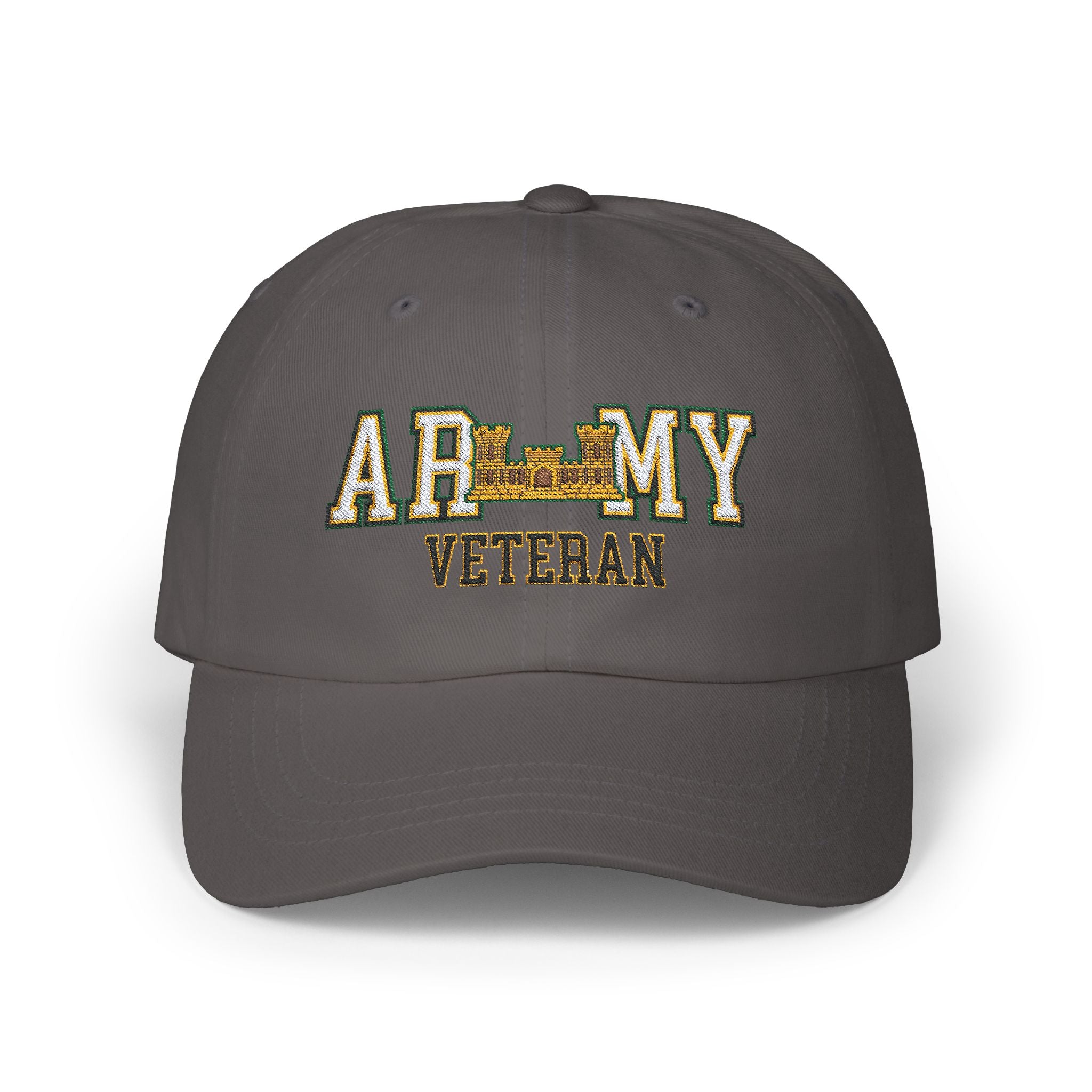 US ARMY Corps of Engineers Veteran Embroidered Classic Dad Cap