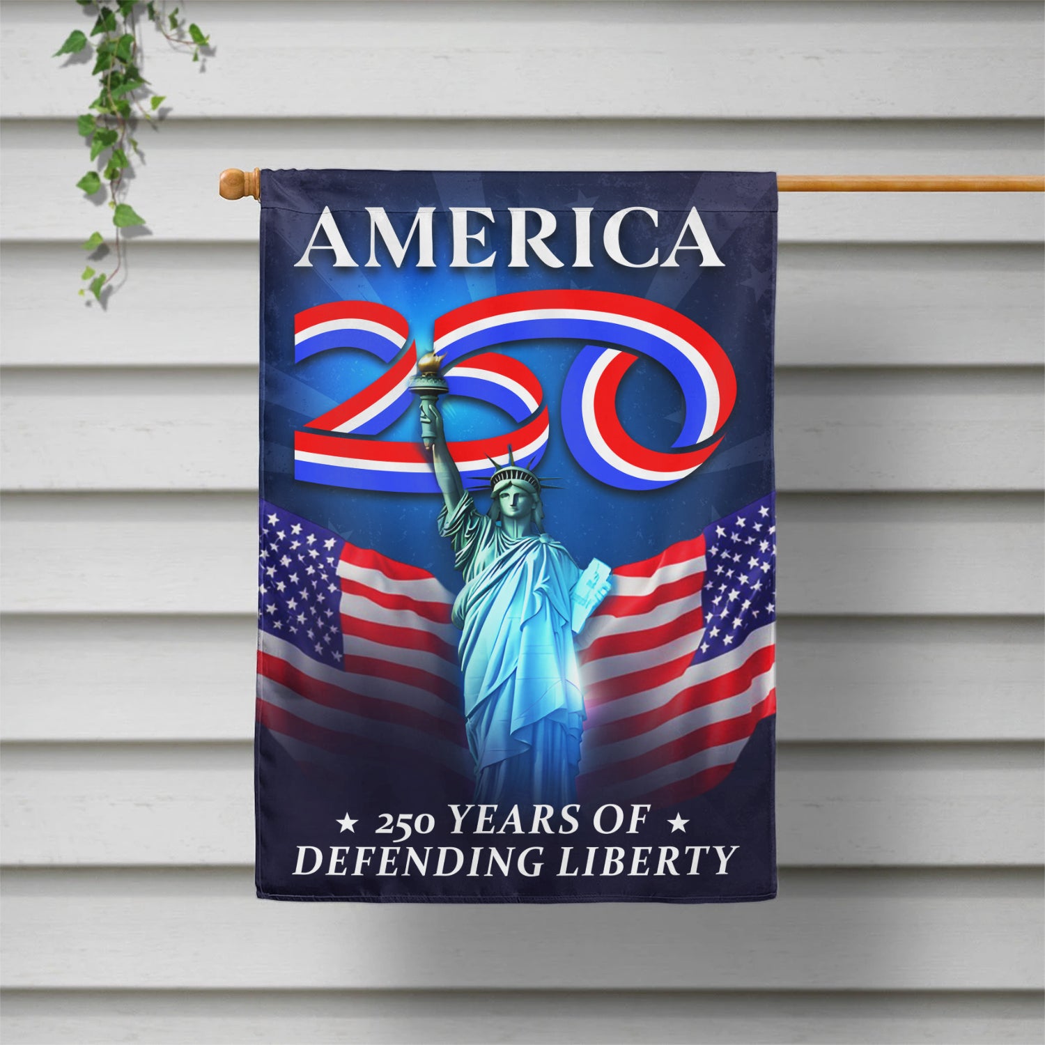 America 250 Year Of Defending Liberty House Flag 28''x40'' Twin-Side Printing