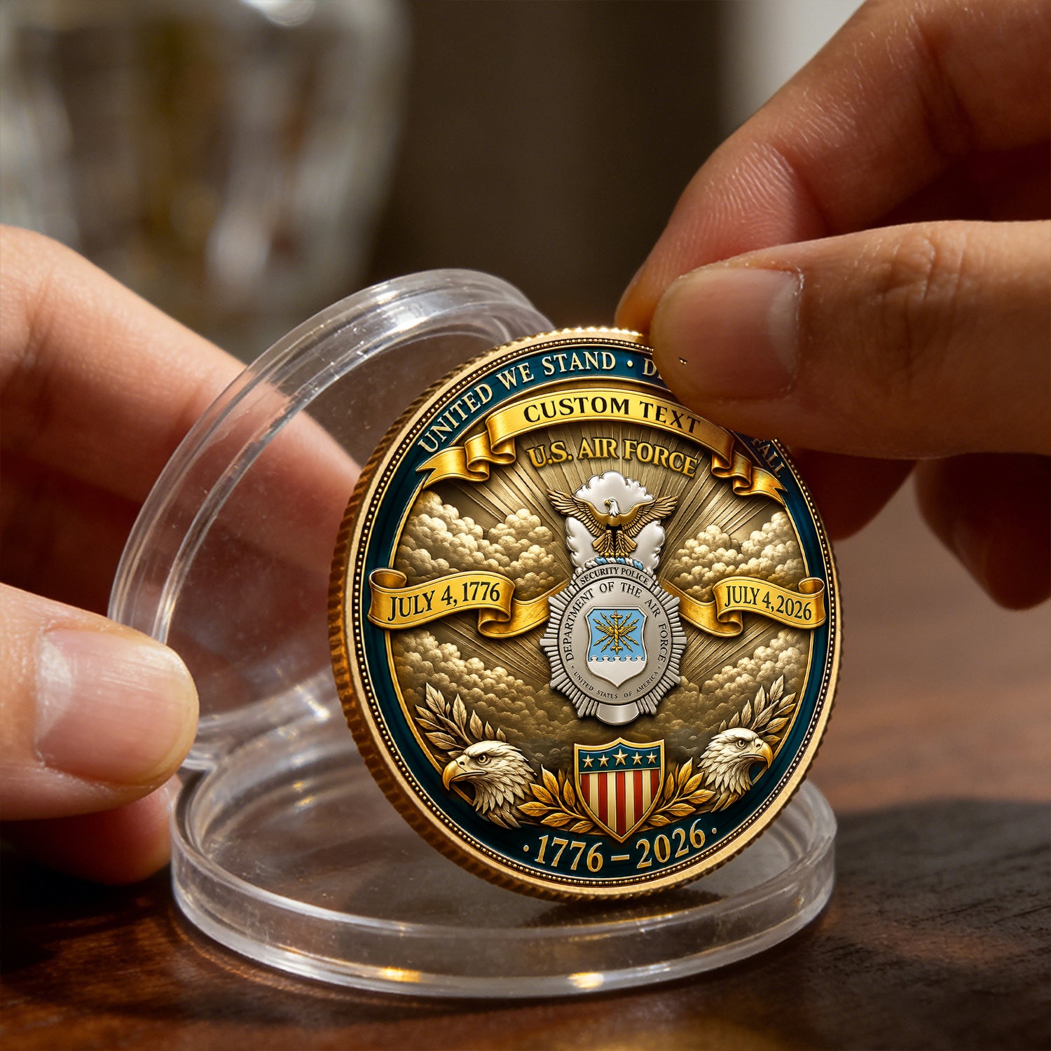 Custom U.S. Air Force 250th Anniversary Challenge Coin