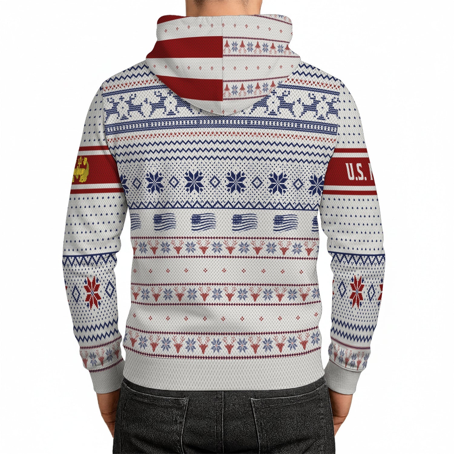 Personalized US Navy Hoodie 3D All Over Print JH3D05