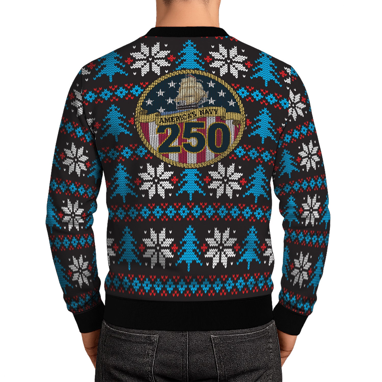 America's Navy 250 Ugly Christmas Sweater for Women Men