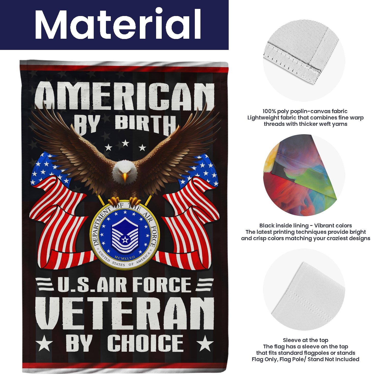 Personalized US Military Logo/Insignia JFLAG01 Garden Flag, House Flag Twin-Side Printing