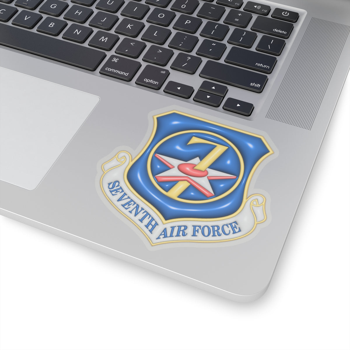 US Air Force Seventh Air Force 3D Effect Stickers