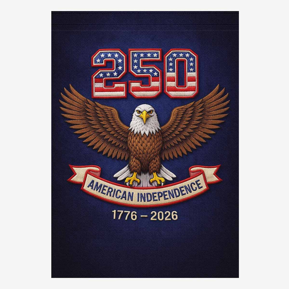 America 250 House Flag Patriotic Eagle American Independence 1776-2026 USA Outdoor Flag