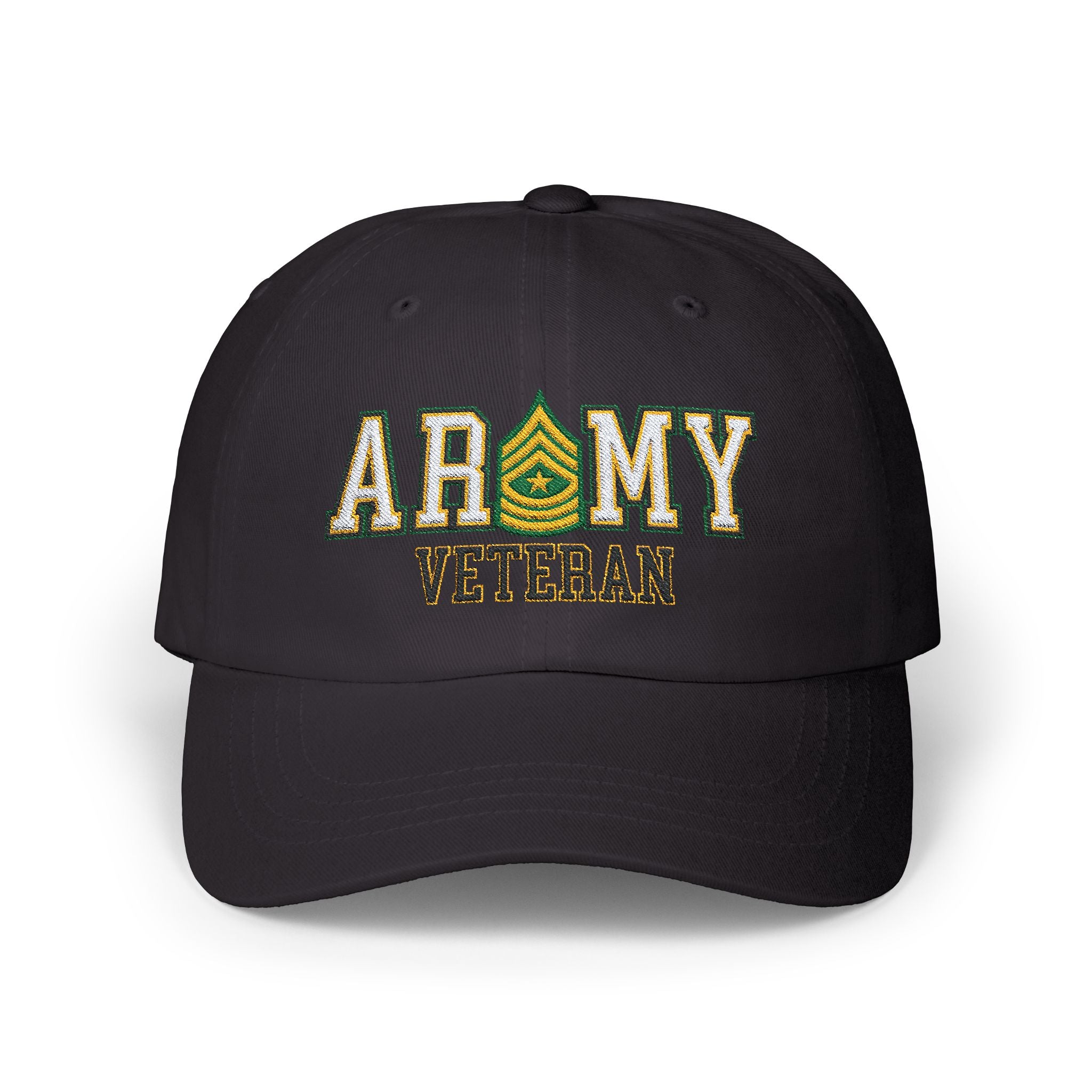 US Army E-9 Sergeant Major E9 SGM Noncommissioned Officer Veteran Embroidered Classic Dad Cap