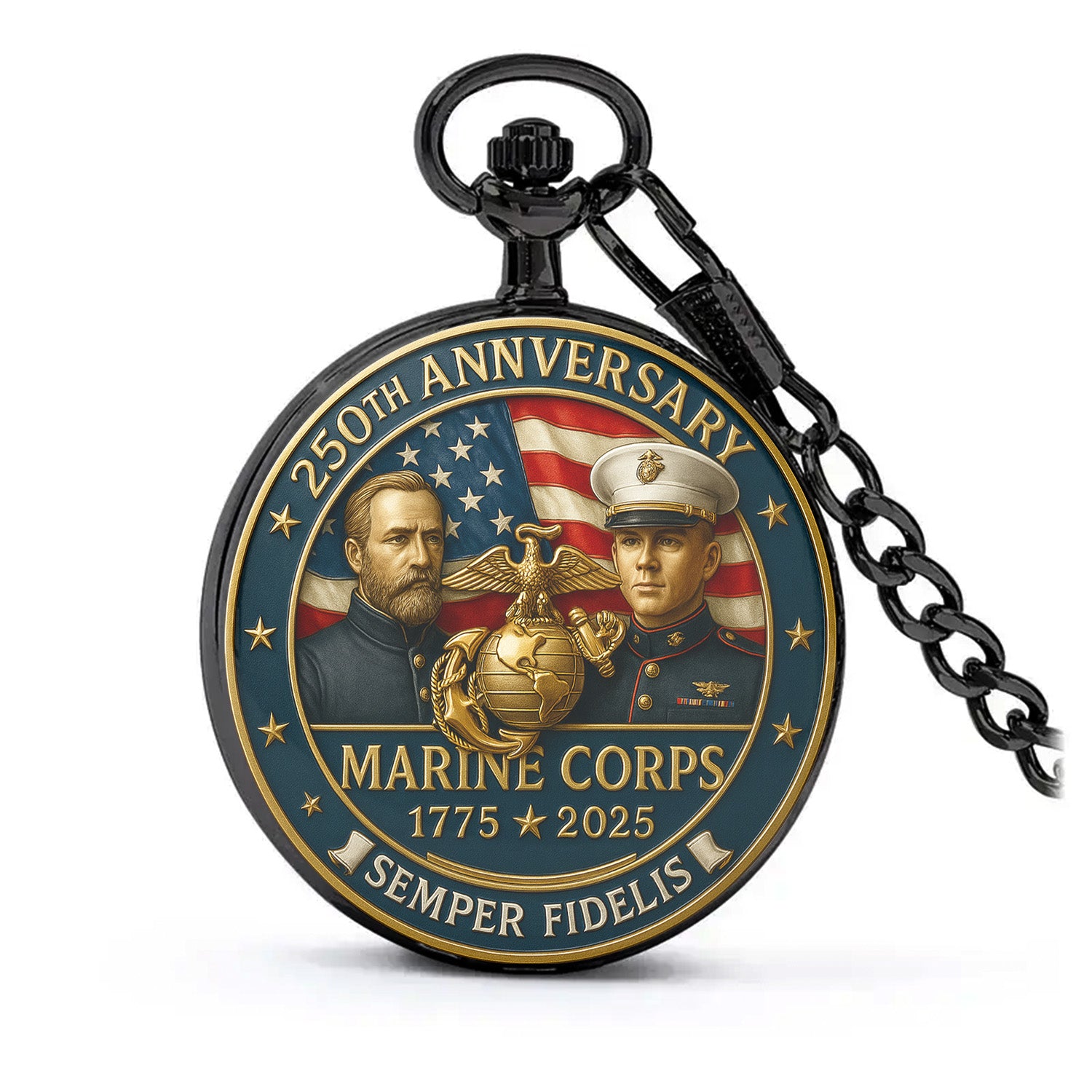 Marine Corps 250th Anniversary Pocket Watch