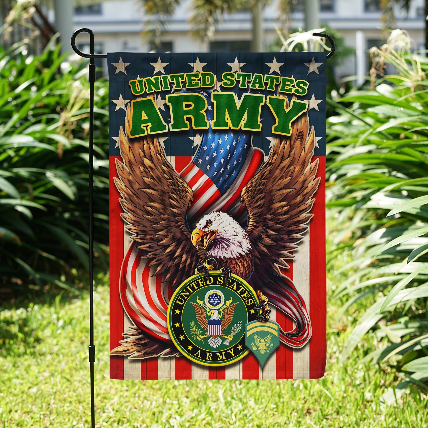 Personalized US Military Logo/Insignia JFLAG04 Garden Flag, House Flag Twin-Side Printing