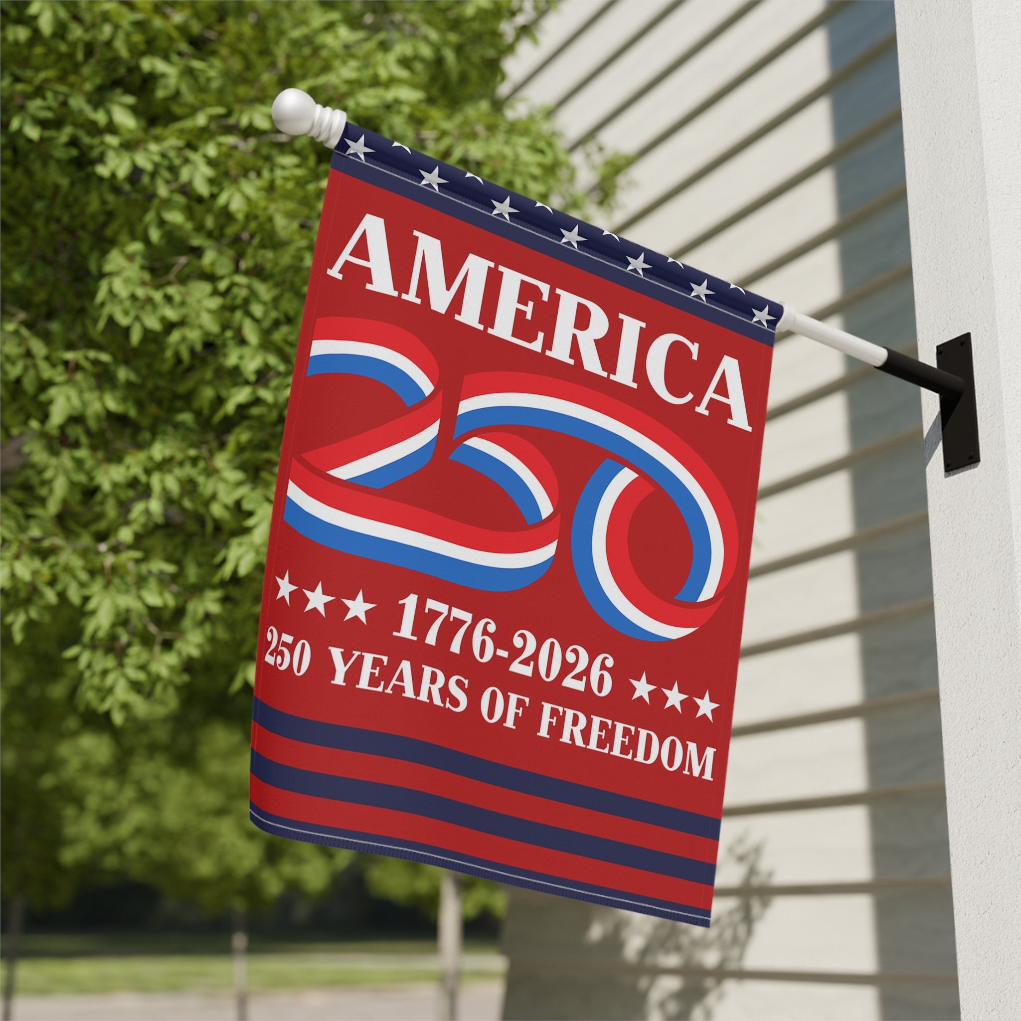 America 250 1776 - 2026 House Flag 28''x40'' Twin-Side Printing