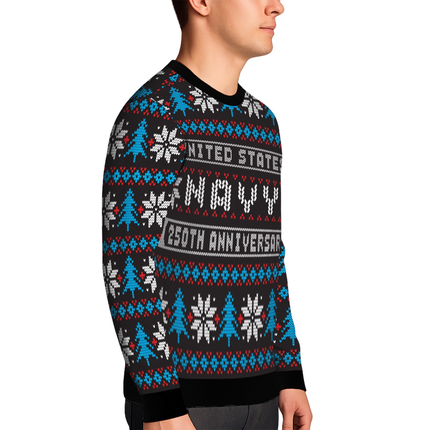 America's Navy 250 Ugly Christmas Sweater for Women Men