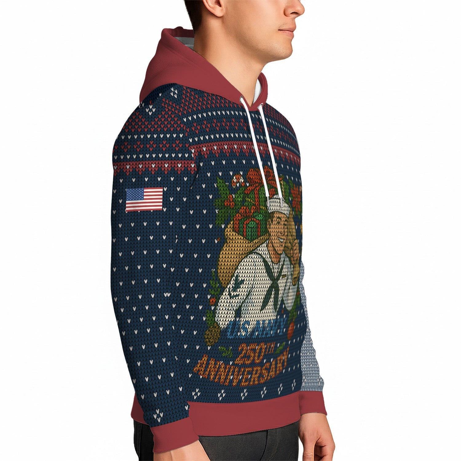 Personalized US Navy 3D All Over Print Hoodie TH3D02