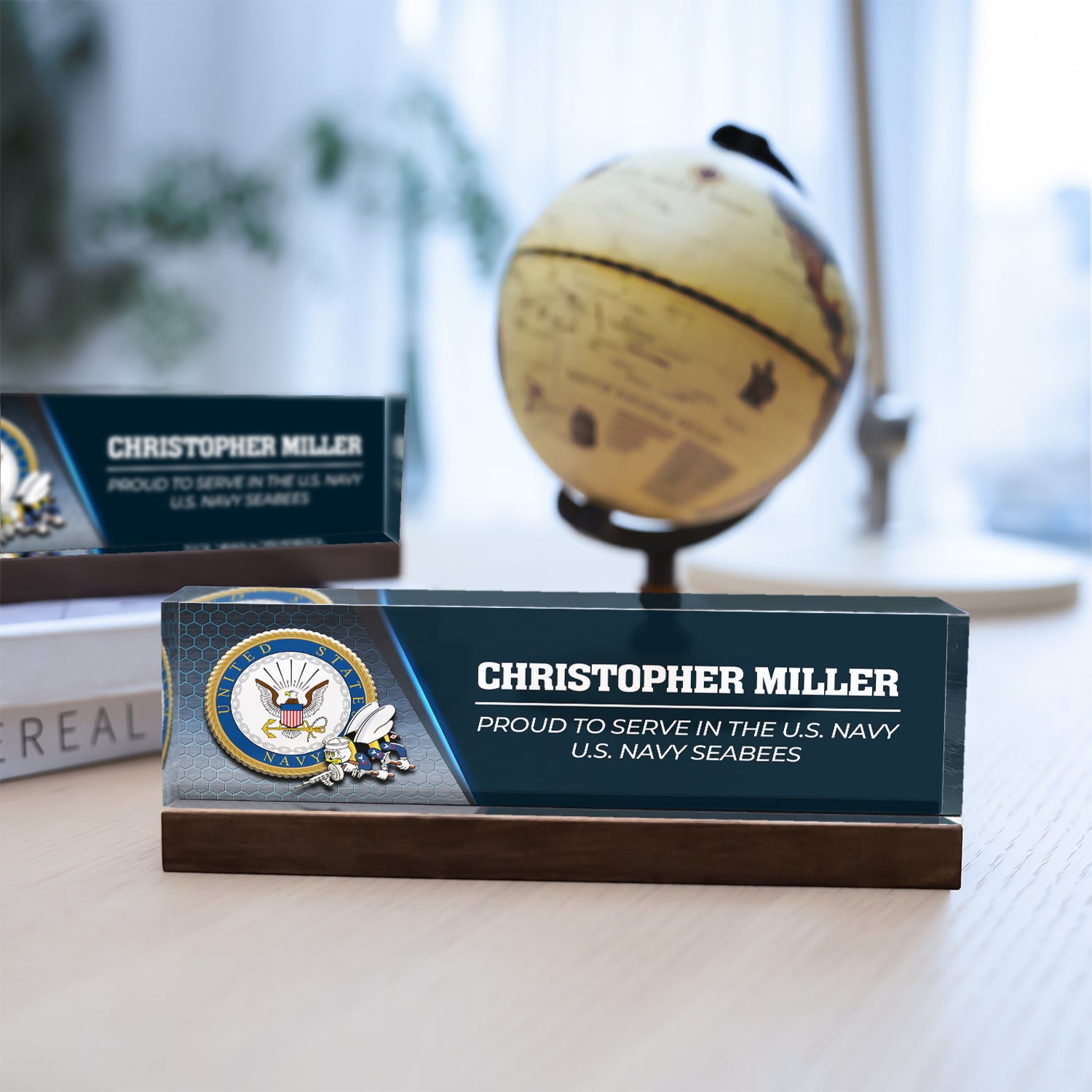 Custom U.S. Navy Special Warfare Acrylic Plaque – Personalized Military Gift