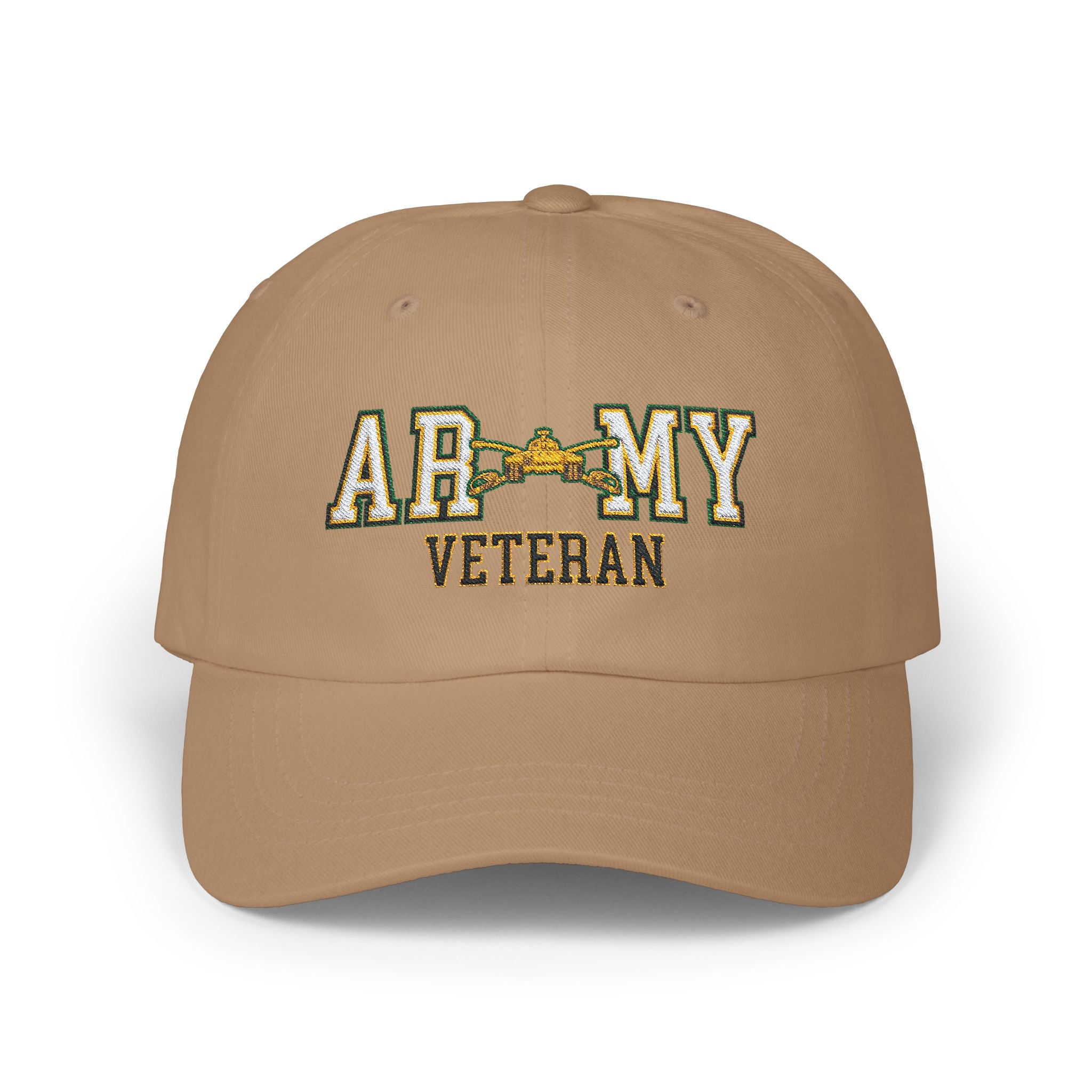 US Army Armor Veteran Embroidered Classic Dad Cap