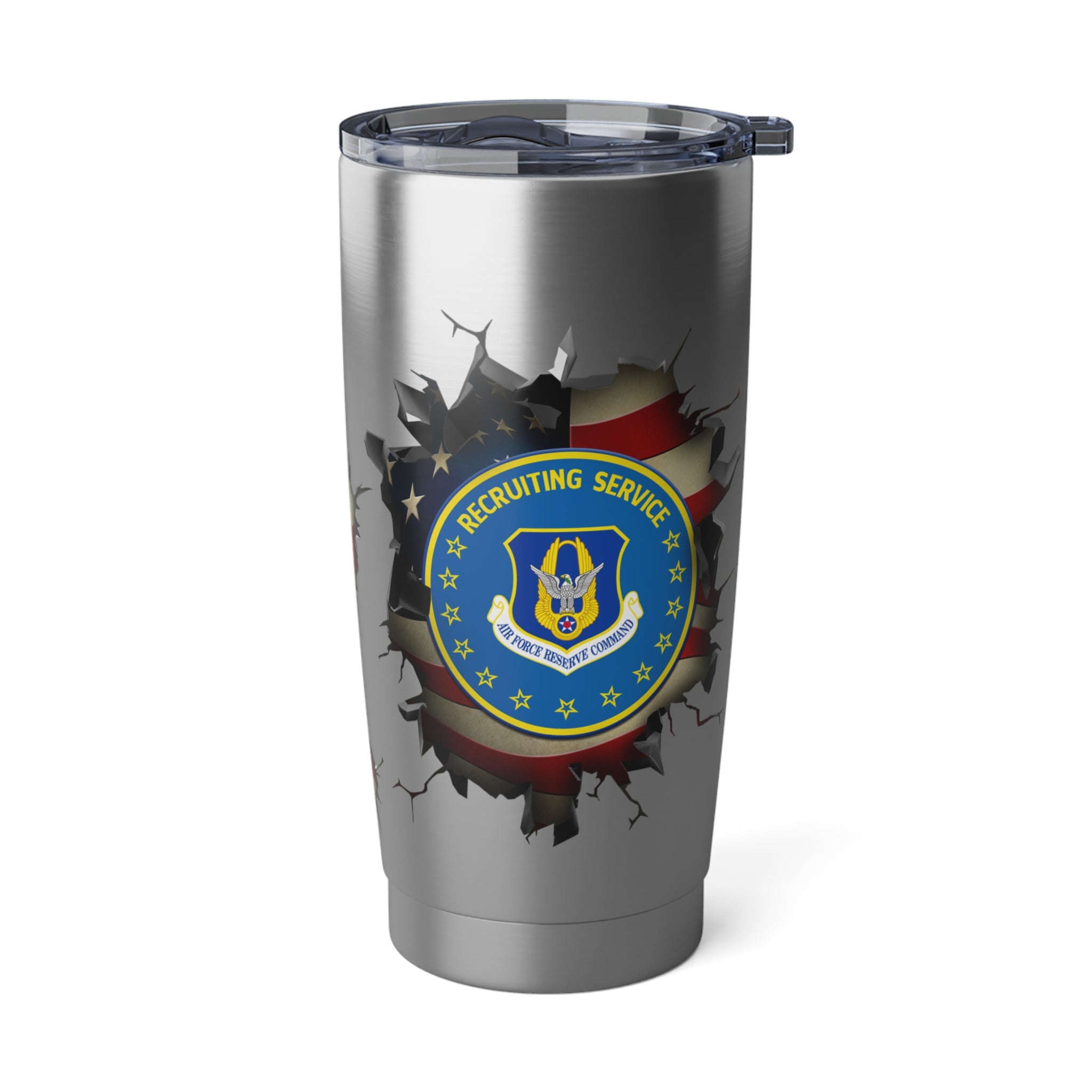 US air force reserve recruiting service 3D Break Effect Vagabond 20oz Tumbler