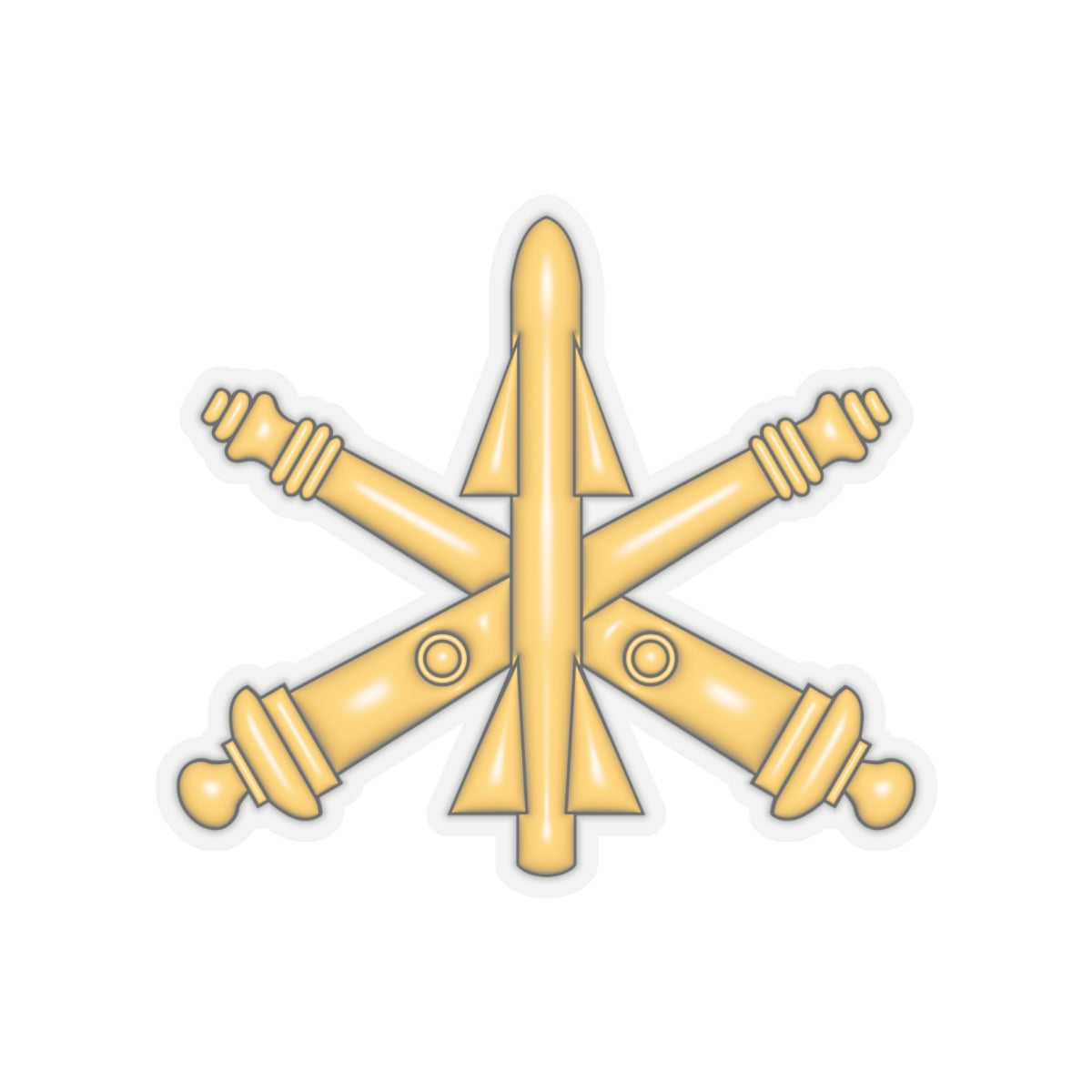 US Army Air Defense Artillery 3D Effect Stickers