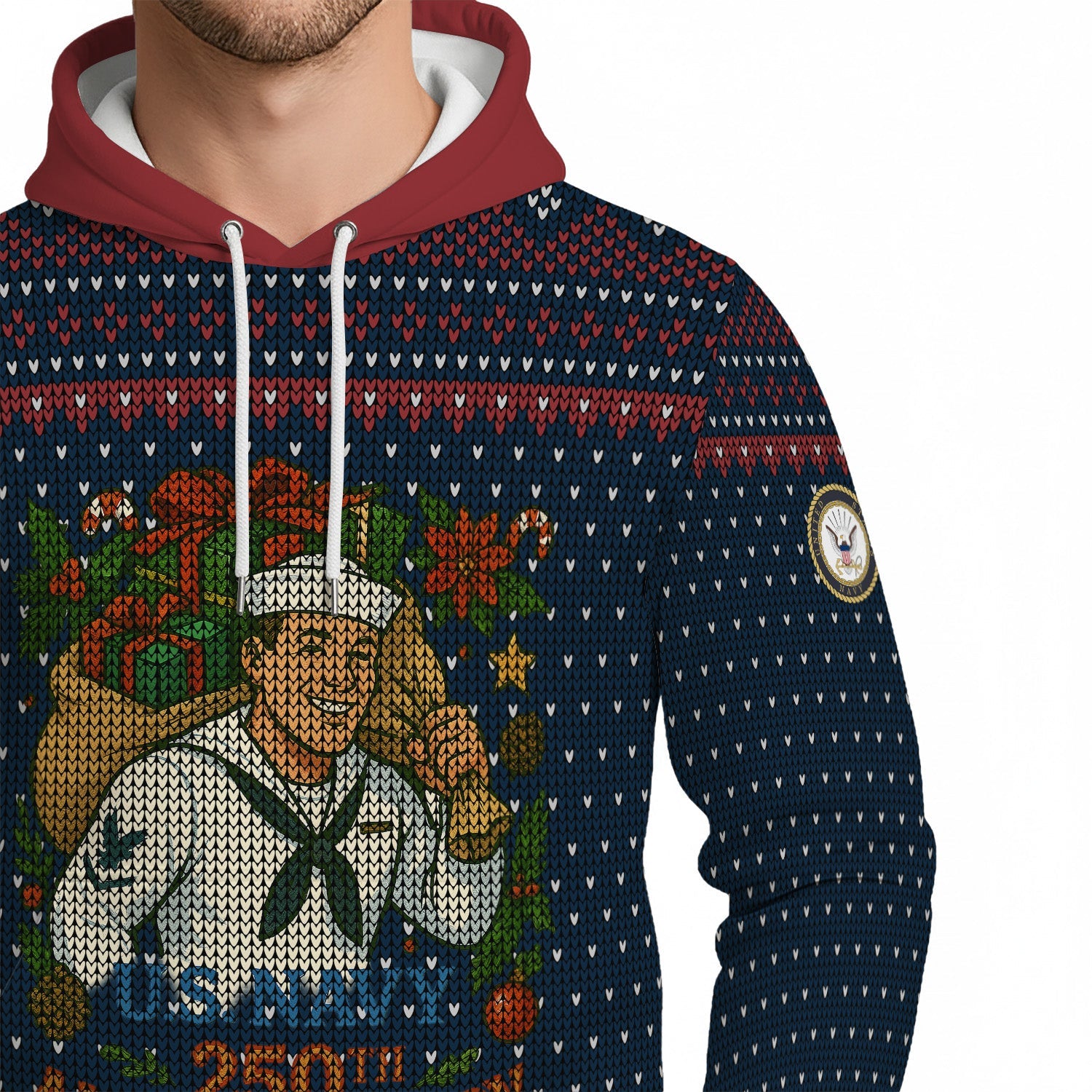 Personalized US Navy 3D All Over Print Hoodie TH3D02