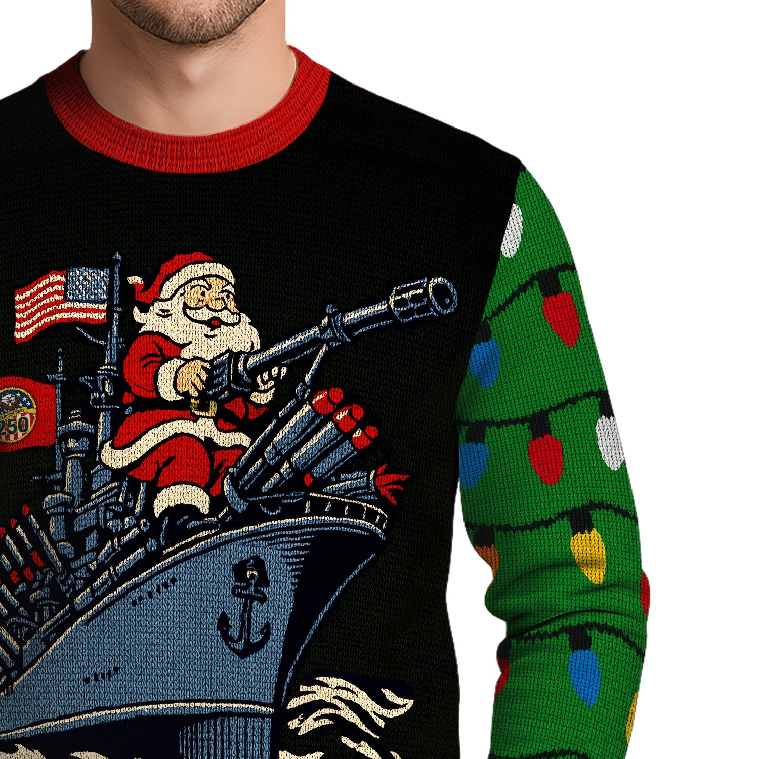 America's Navy A Legacy Of Valor Since 1775 Christmas Ugly Sweater