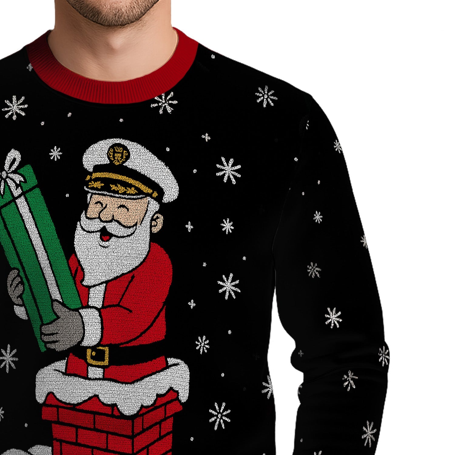 US Navy Satan Christmas Ugly Sweater